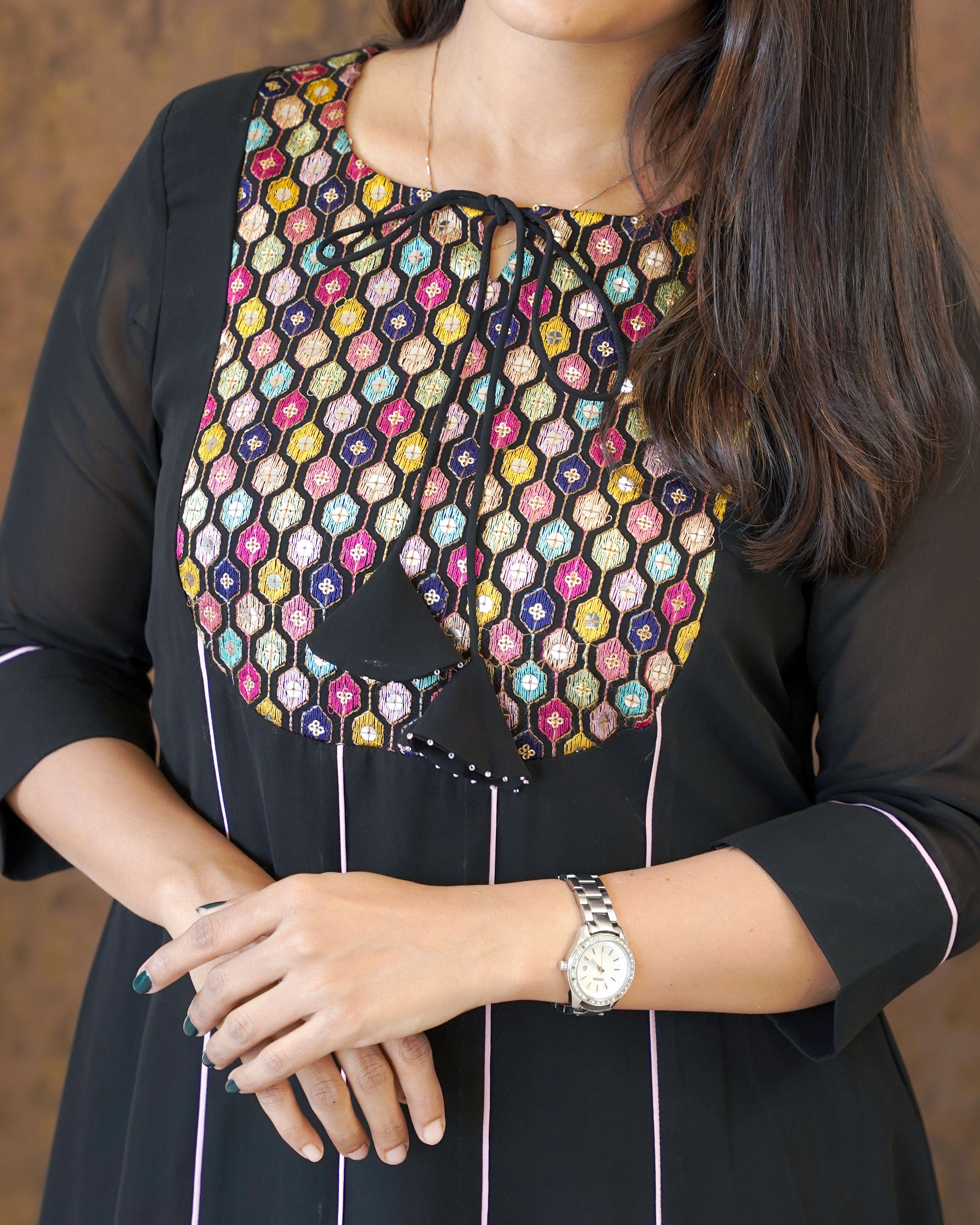 Load image into Gallery viewer, Georgette Designer Wear( Pre-Order)-0872