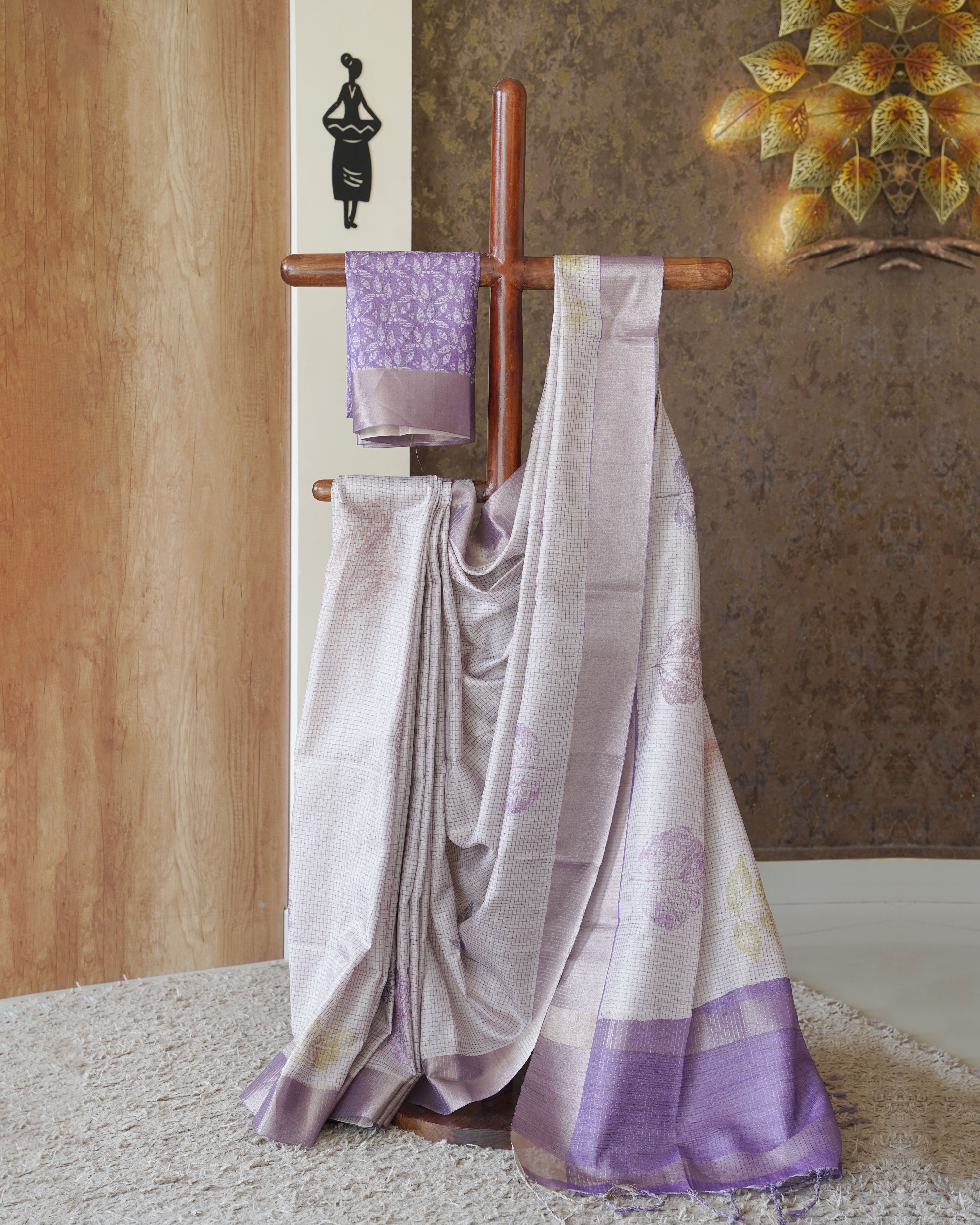 Load image into Gallery viewer, Semi Tusser Silk Saree-0864( Pre-Order)