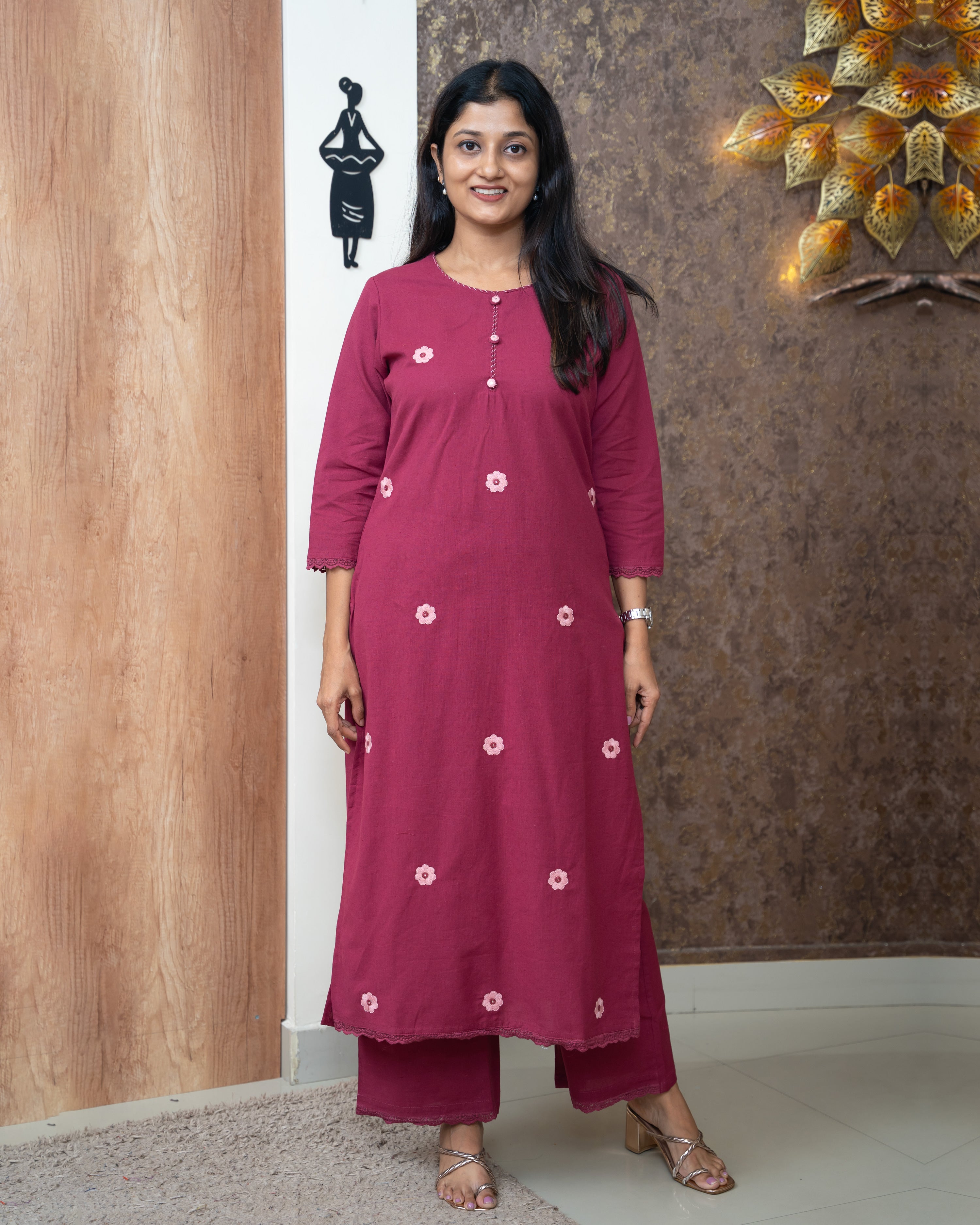 Load image into Gallery viewer, Cotton Co-Ord Set-5516