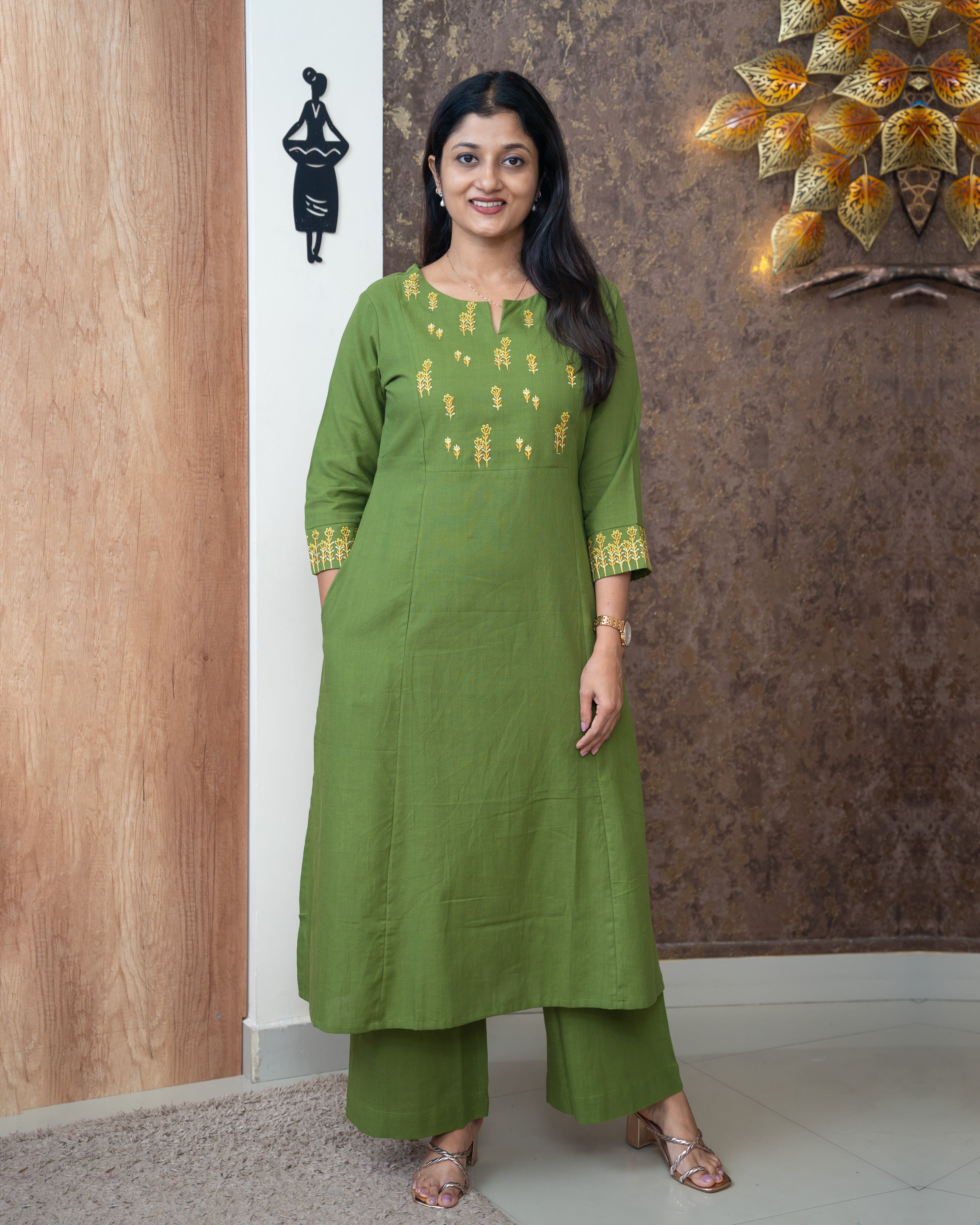 Load image into Gallery viewer, Cotton Co-Ord Set-5540