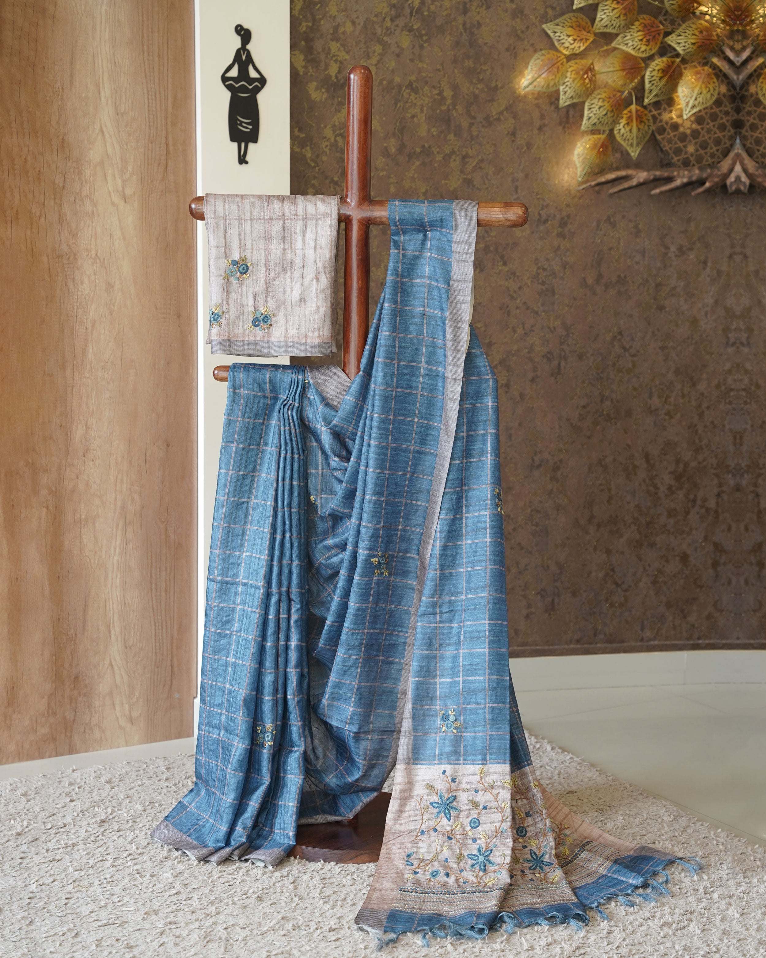 Load image into Gallery viewer, Semi Jute Silk Saree(Pre-Order)- 0863