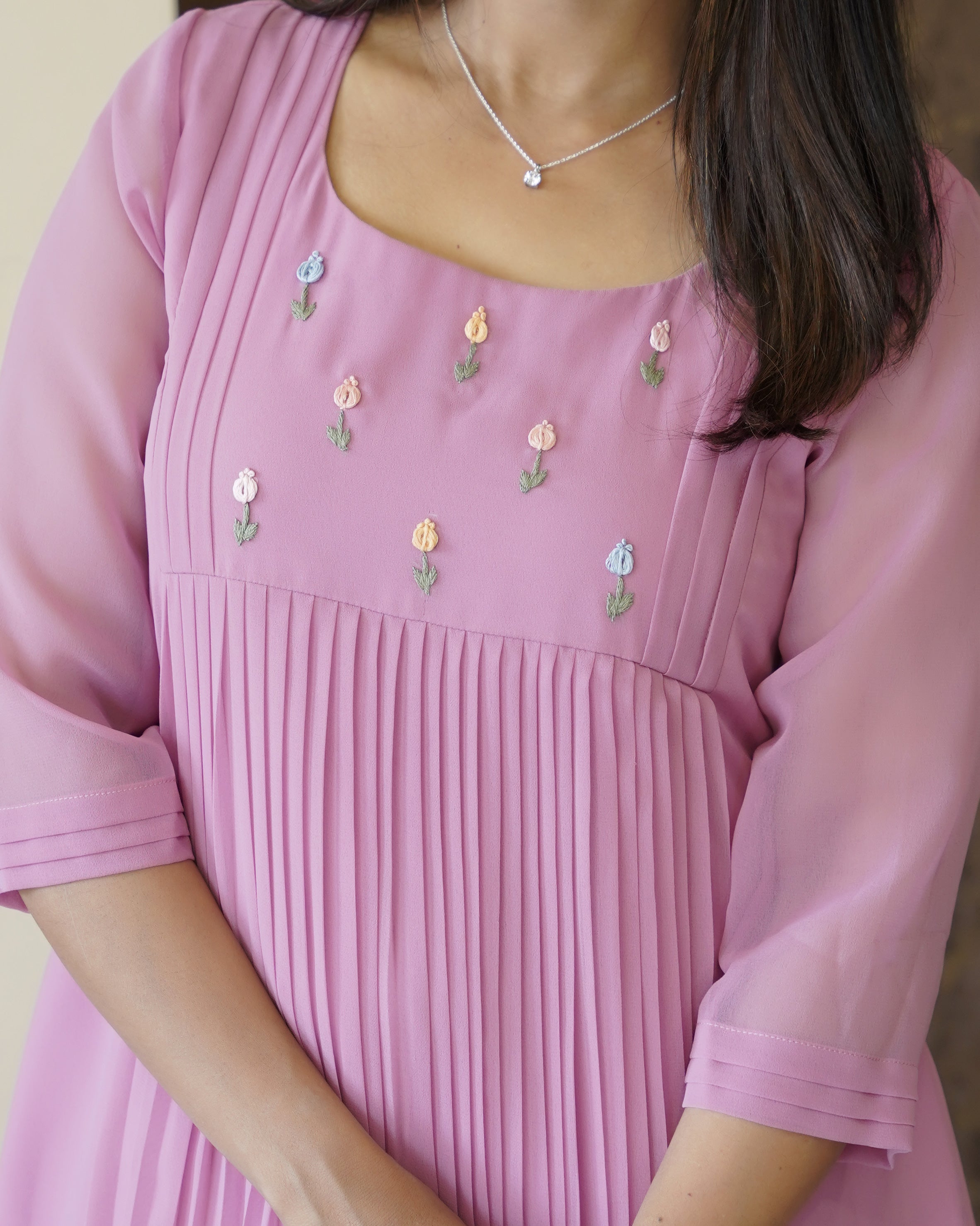 Load image into Gallery viewer, Georgette Designer Kurti (Pre-Order)-0891