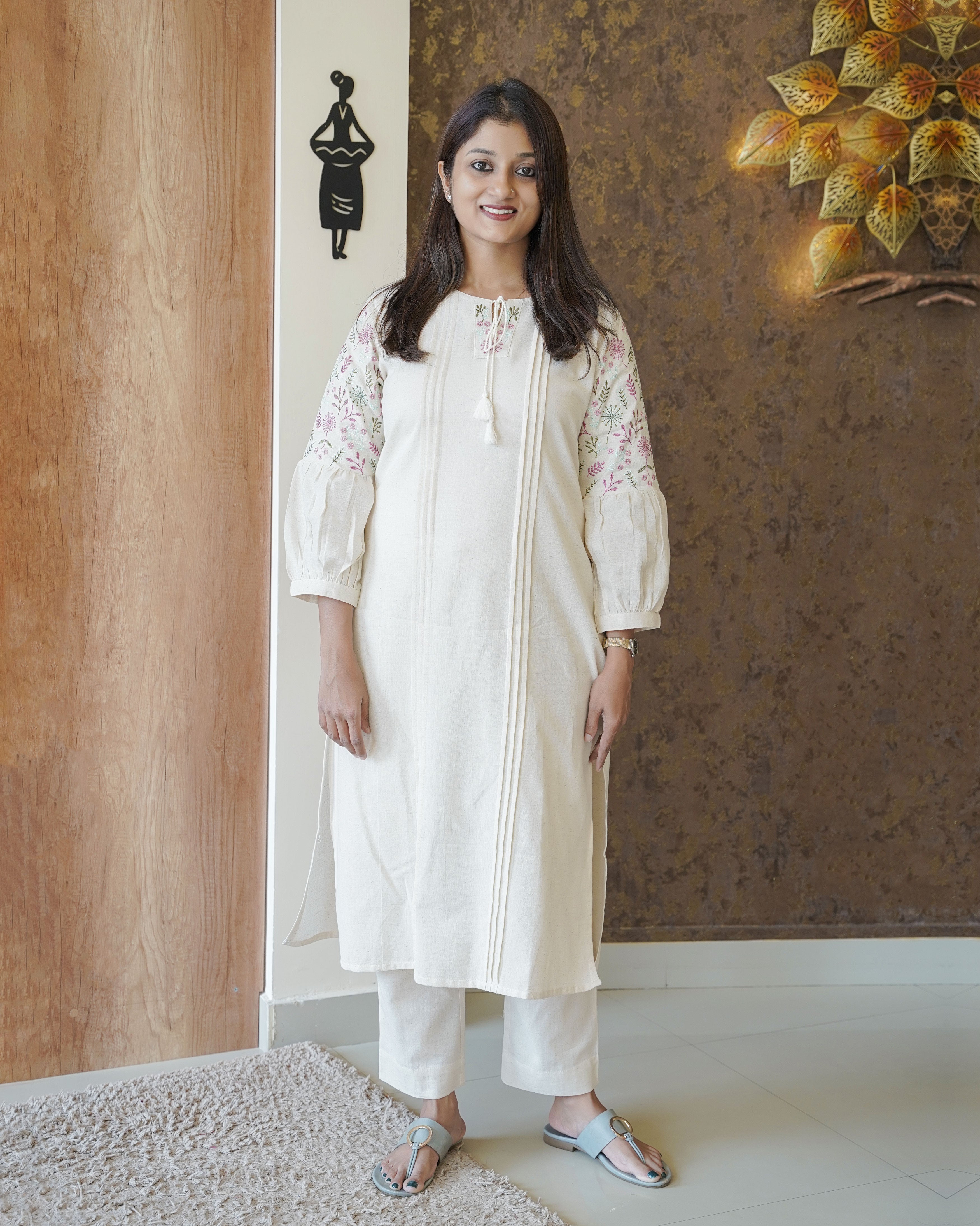 Load image into Gallery viewer, Flex Cotton Co-ord Set-0958