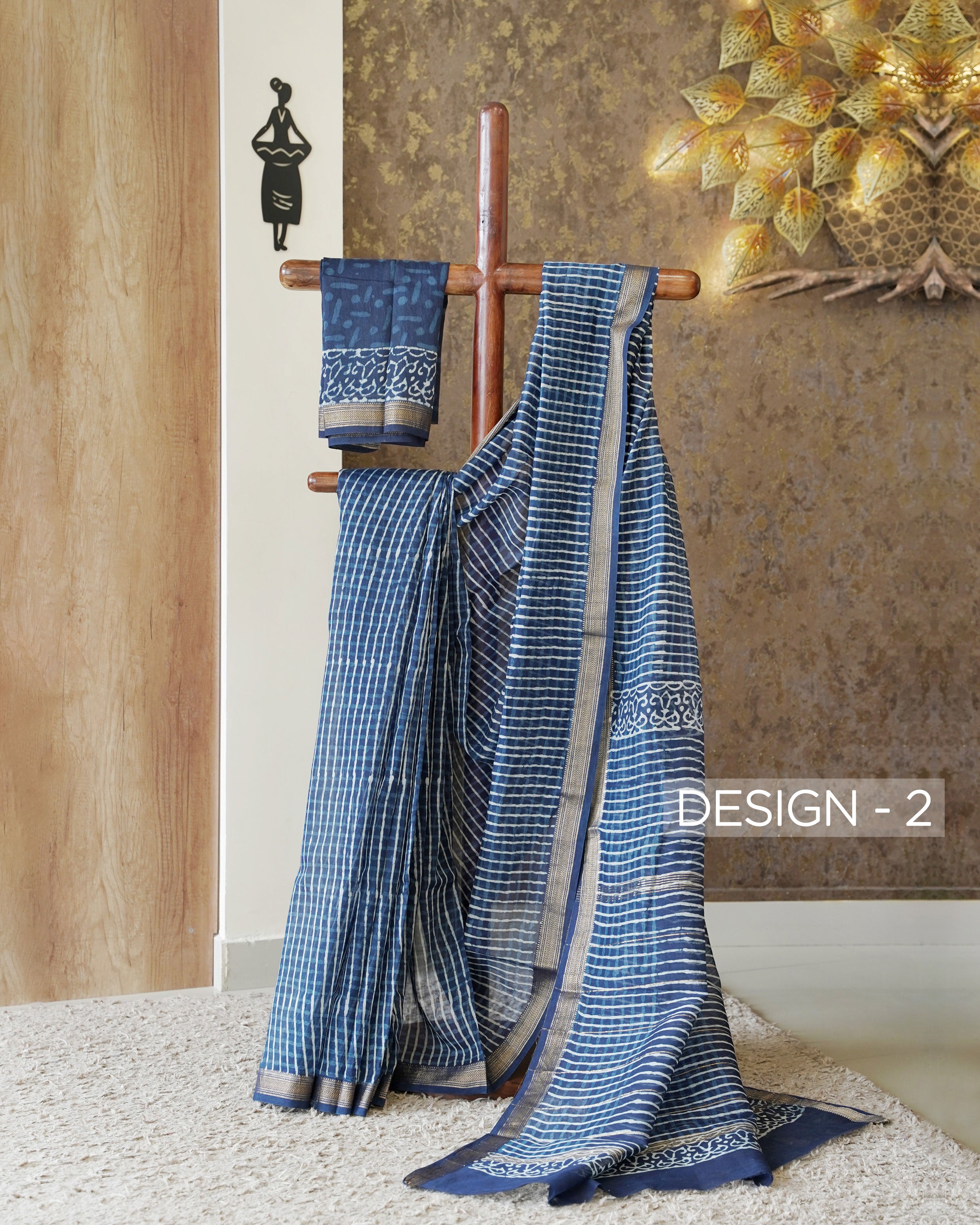 Load image into Gallery viewer, Maheshwari Silk Saree-0999