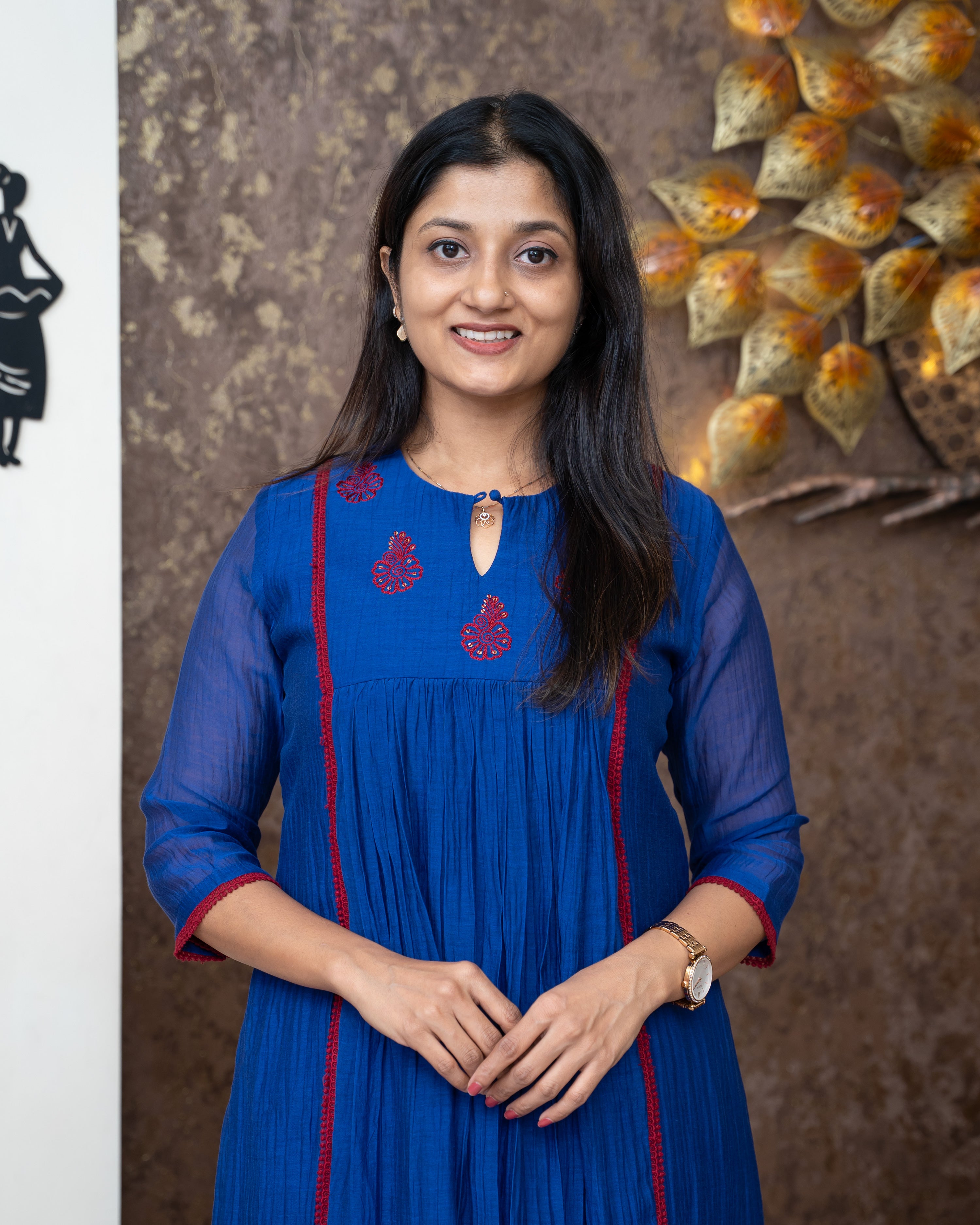 Load image into Gallery viewer, Mul Chanderi Designer Kurti(Pre-Order)-877