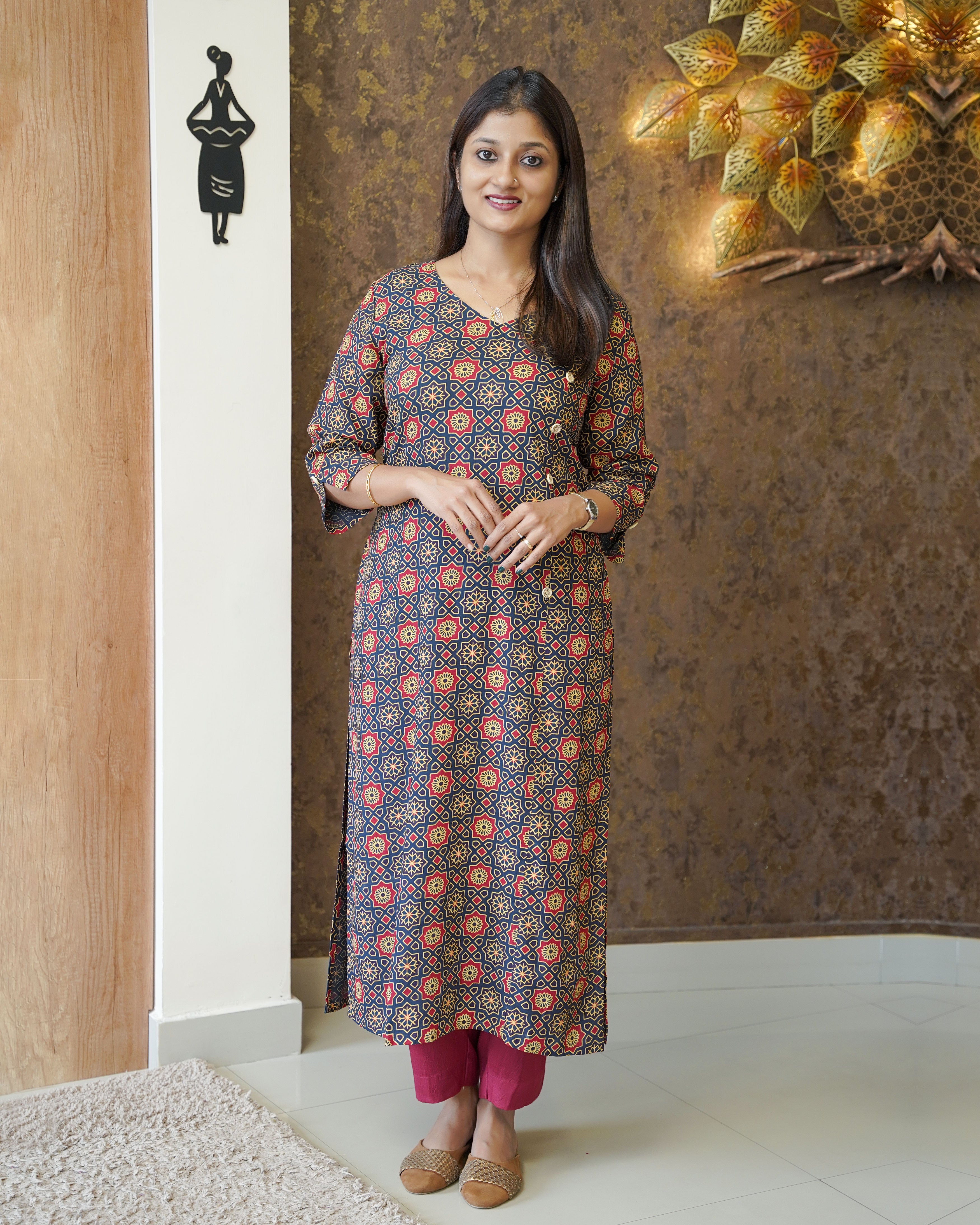 Load image into Gallery viewer, Rayon Cotton Kurti (Pre-Order)-5529