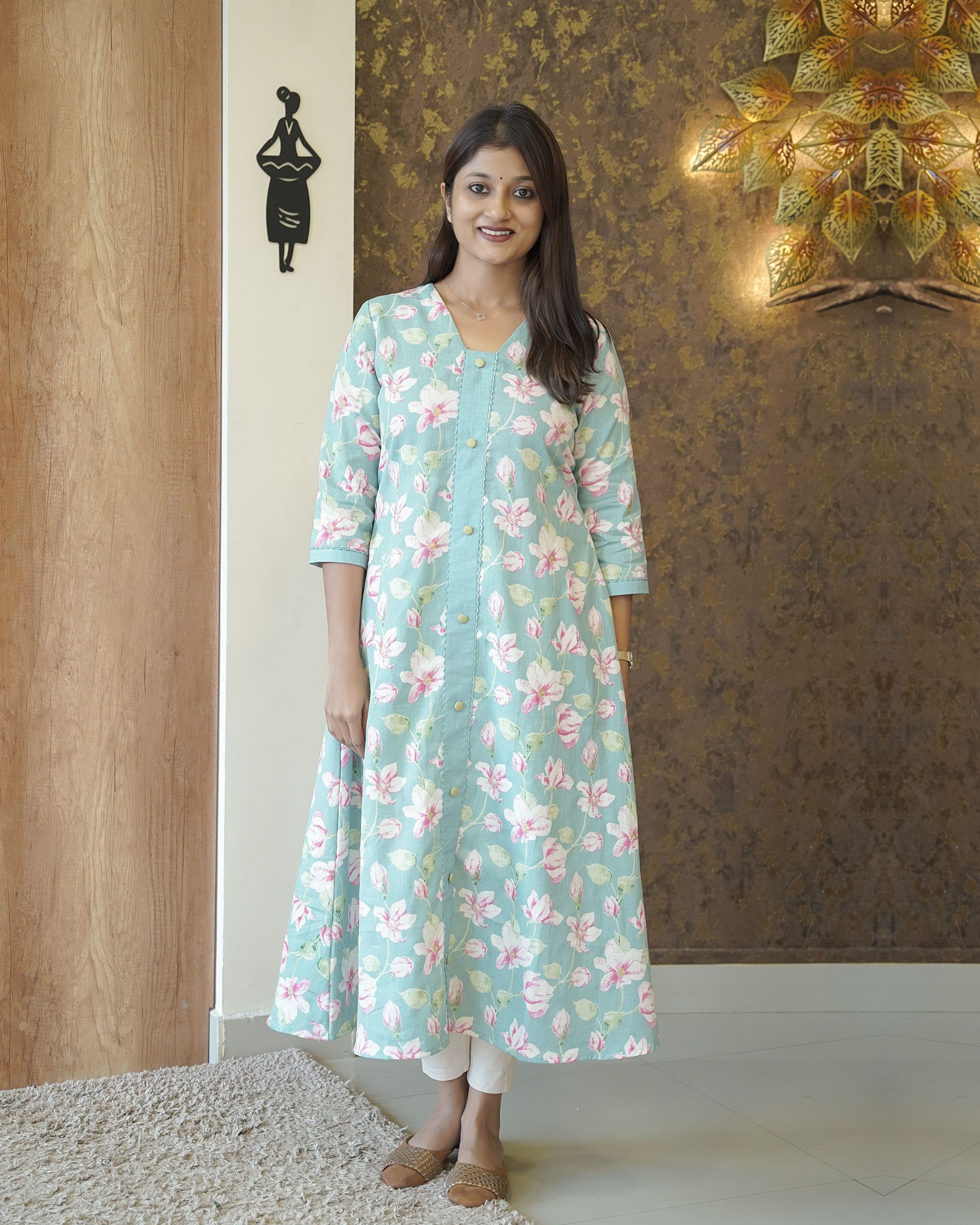 Load image into Gallery viewer, Pure Cotton Designer Kurti (Pre-Order)-1140