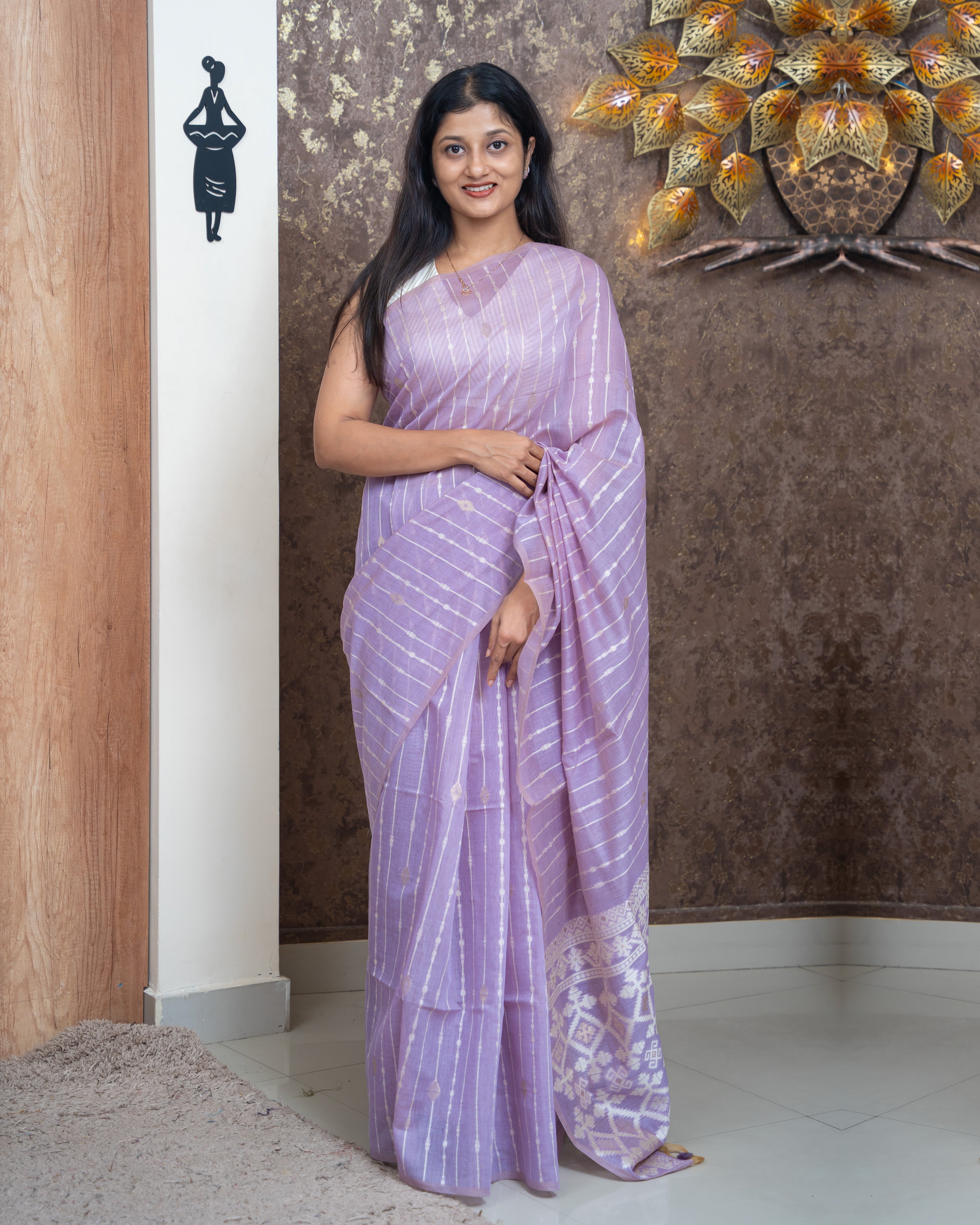 Load image into Gallery viewer, Jamdhani weaved saree-5777