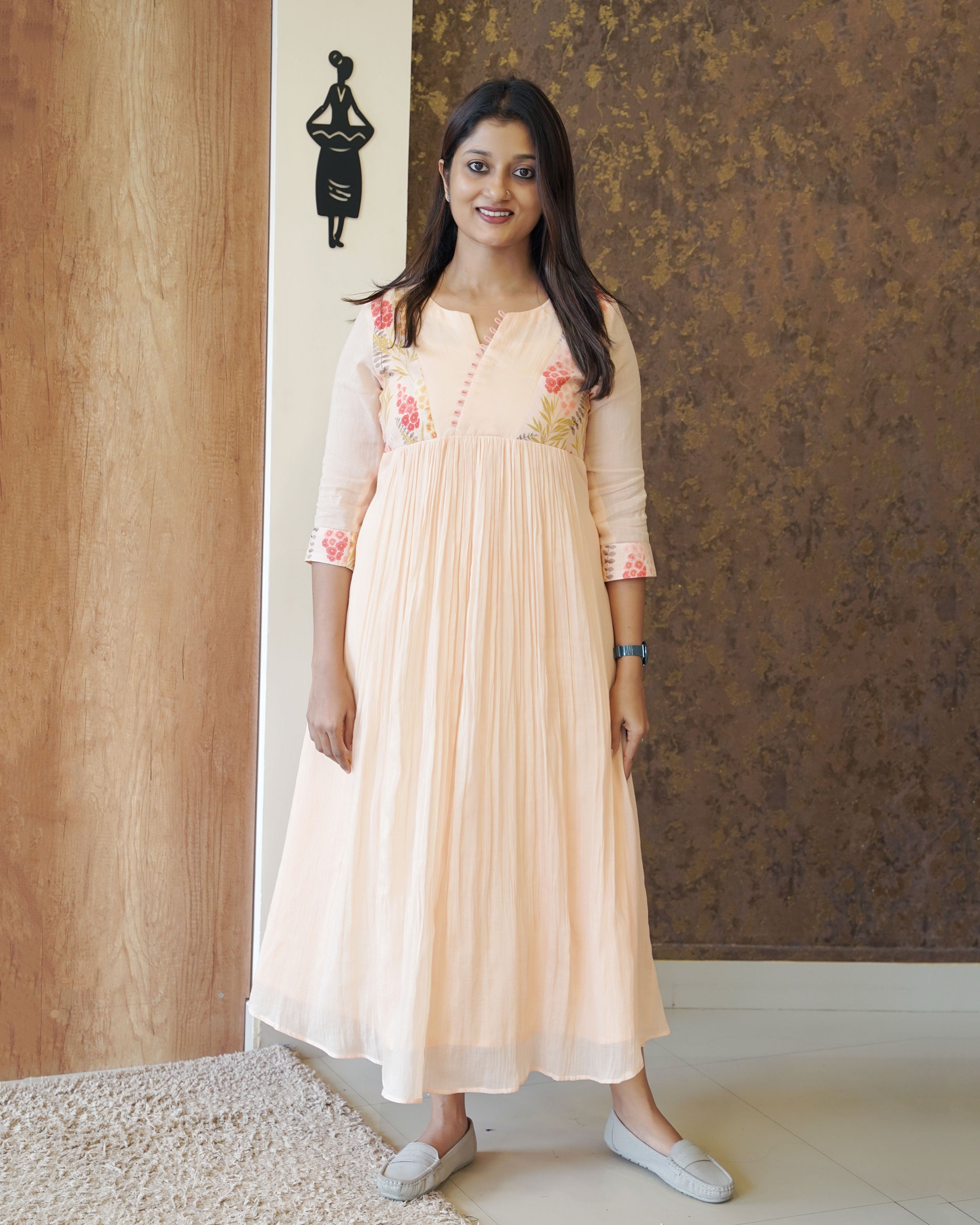 Load image into Gallery viewer, Mul Cotton Designer Kurti( Pre-Order)-1223