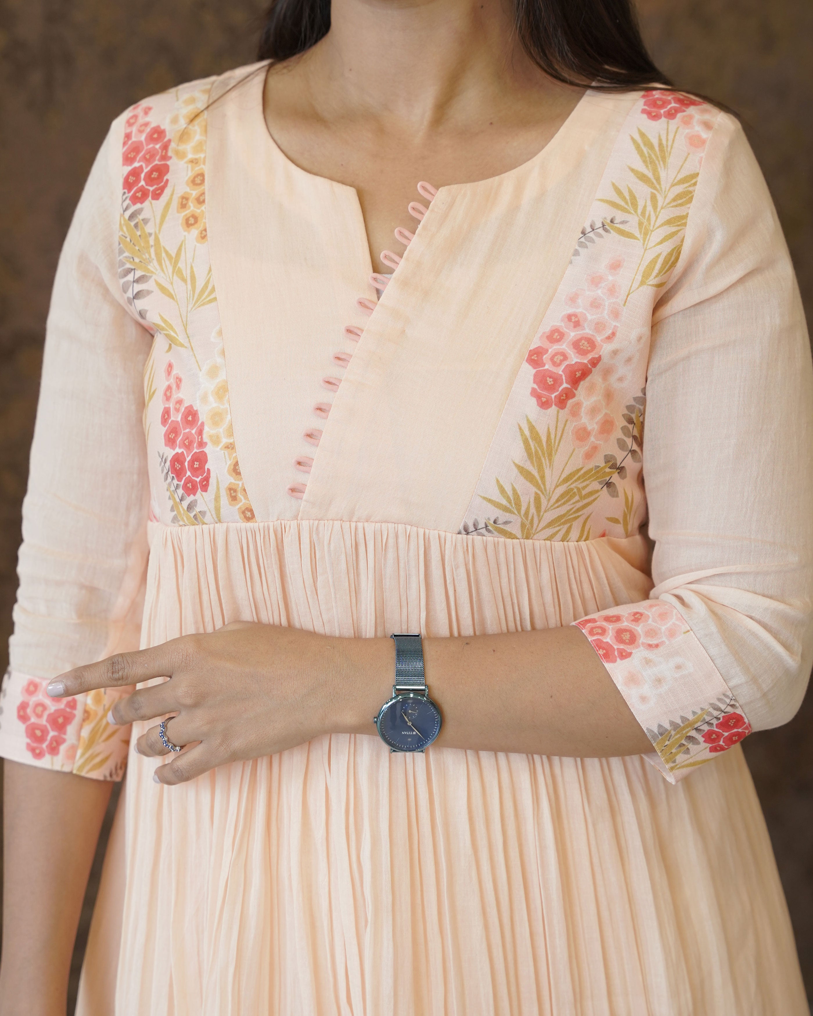 Load image into Gallery viewer, Mul Cotton Designer Kurti( Pre-Order)-1223