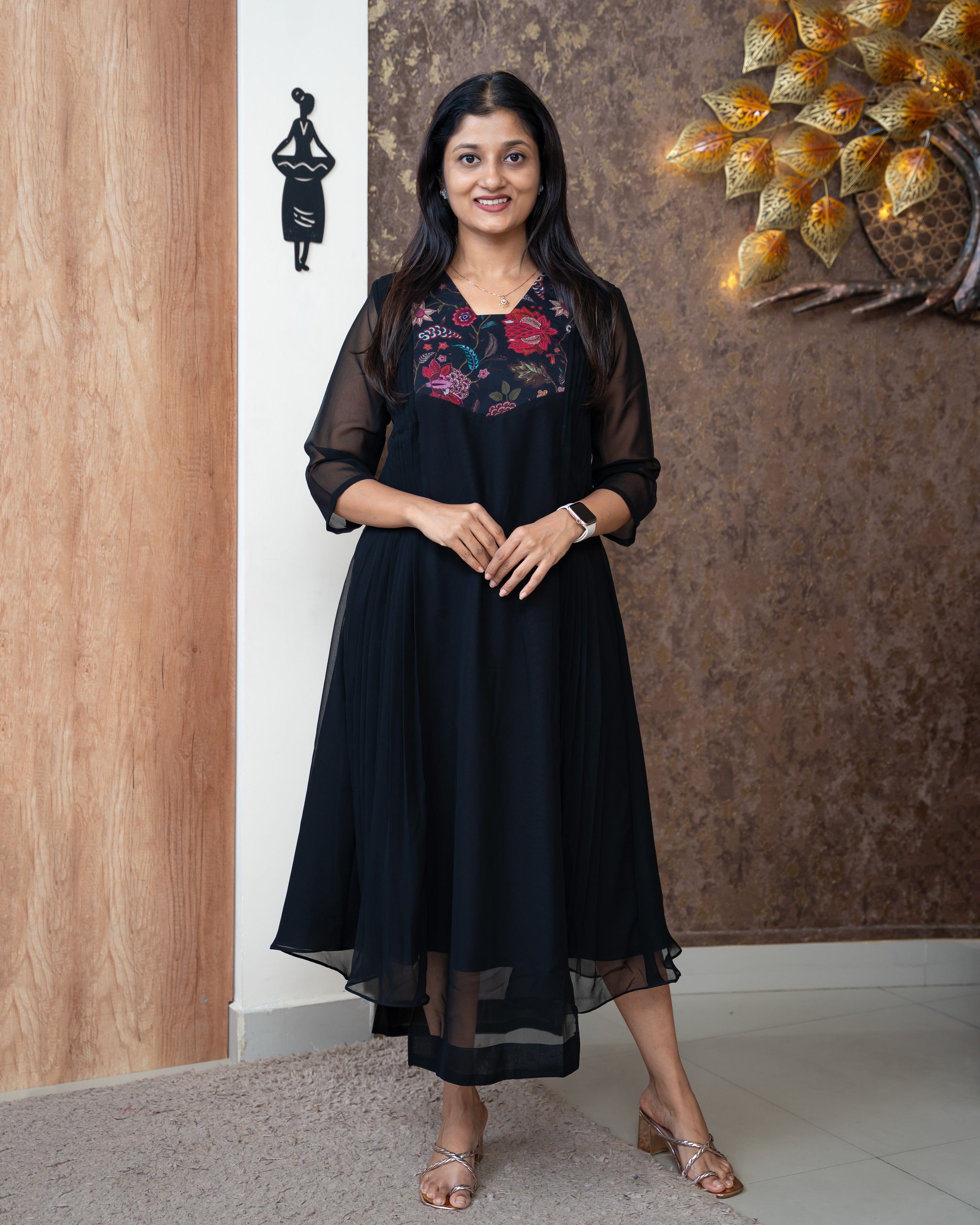 Load image into Gallery viewer, Faux Georgette Designer Kurti(Pre-Order)-879