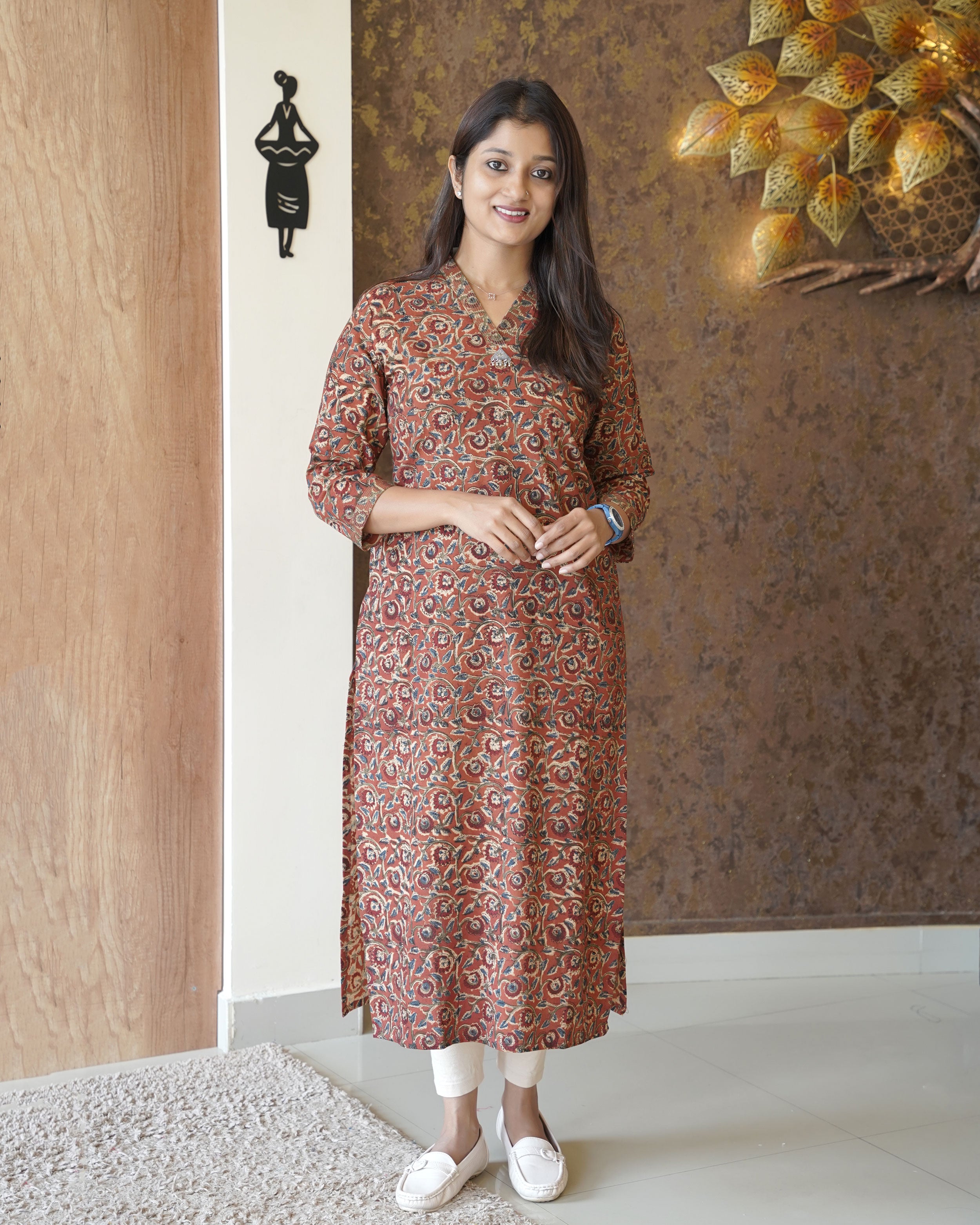 Load image into Gallery viewer, Pure Cotton Kurti-1238