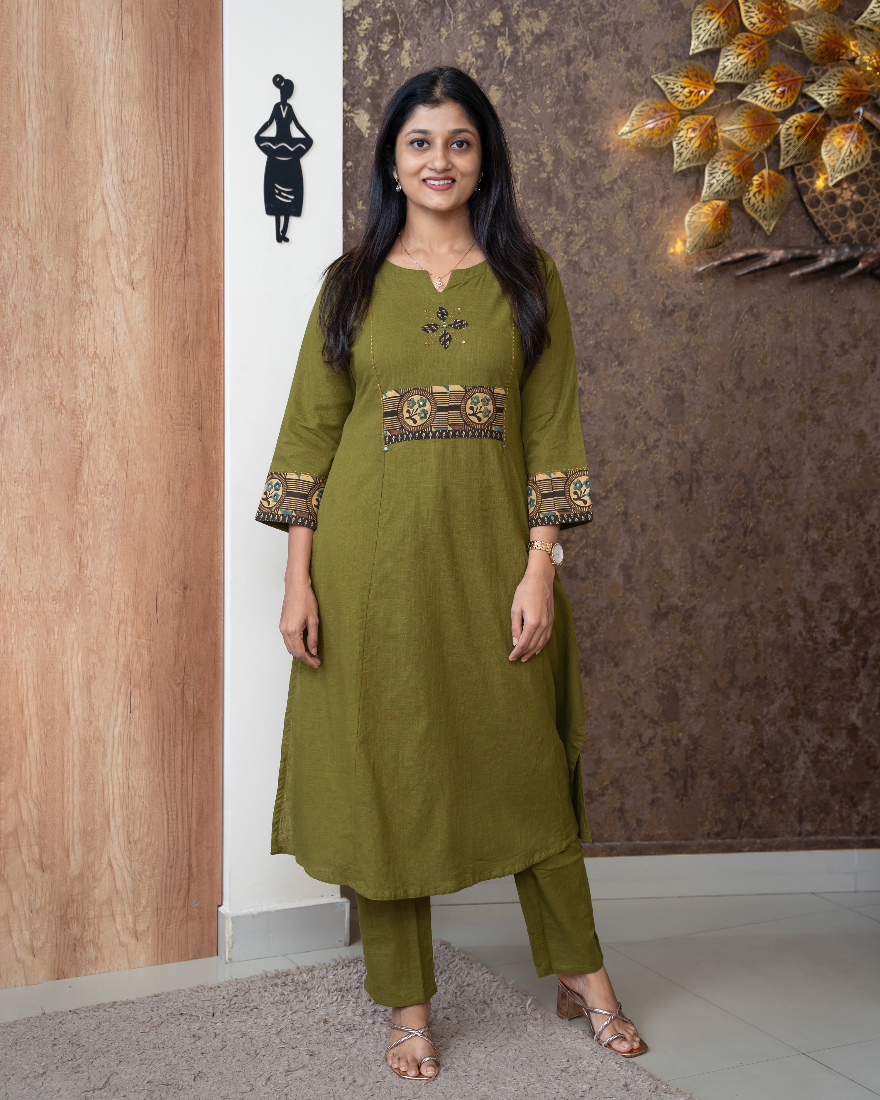 Load image into Gallery viewer, Cotton Co-Ord Set-5829