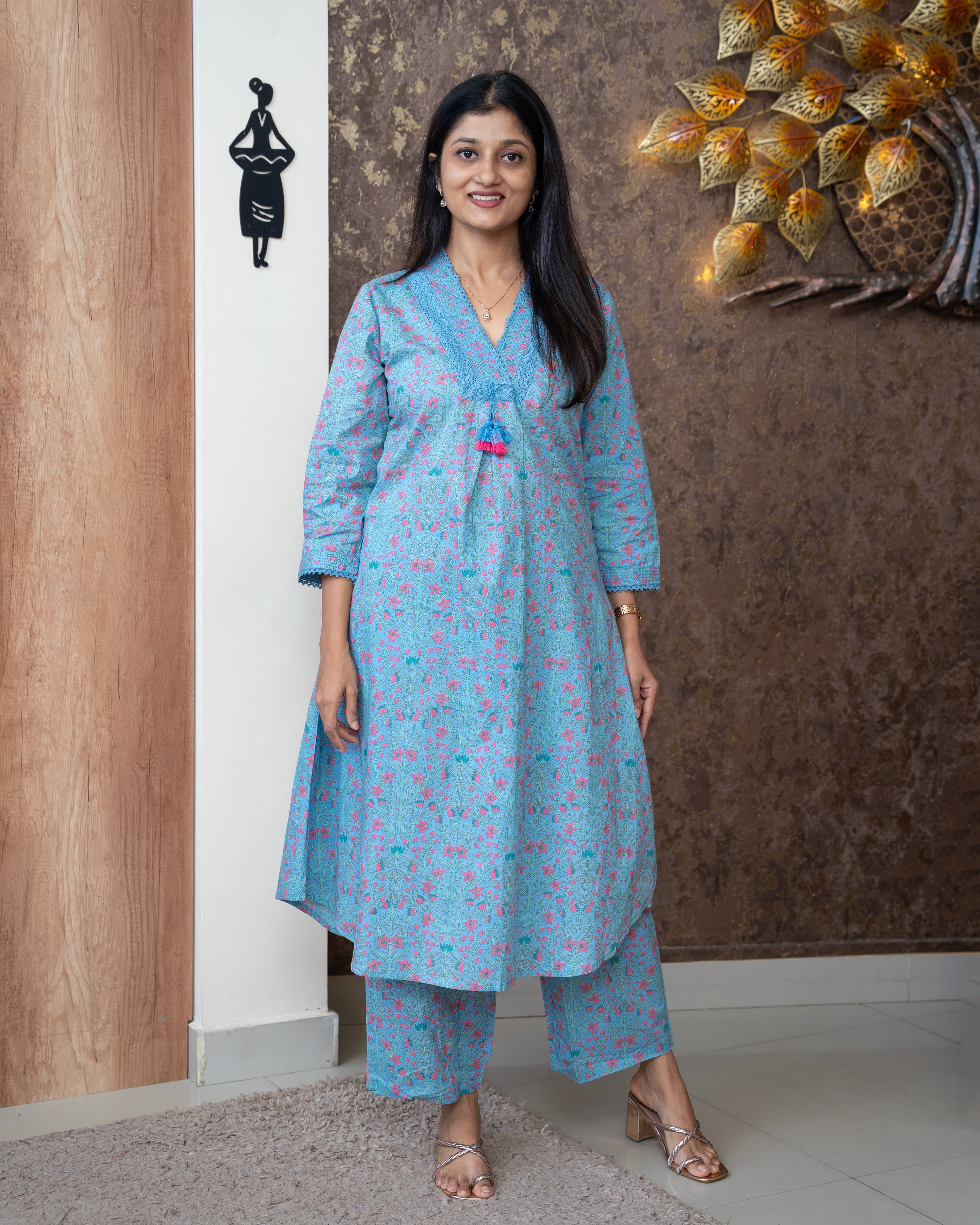 Load image into Gallery viewer, Coton Co-Ord Set-5828