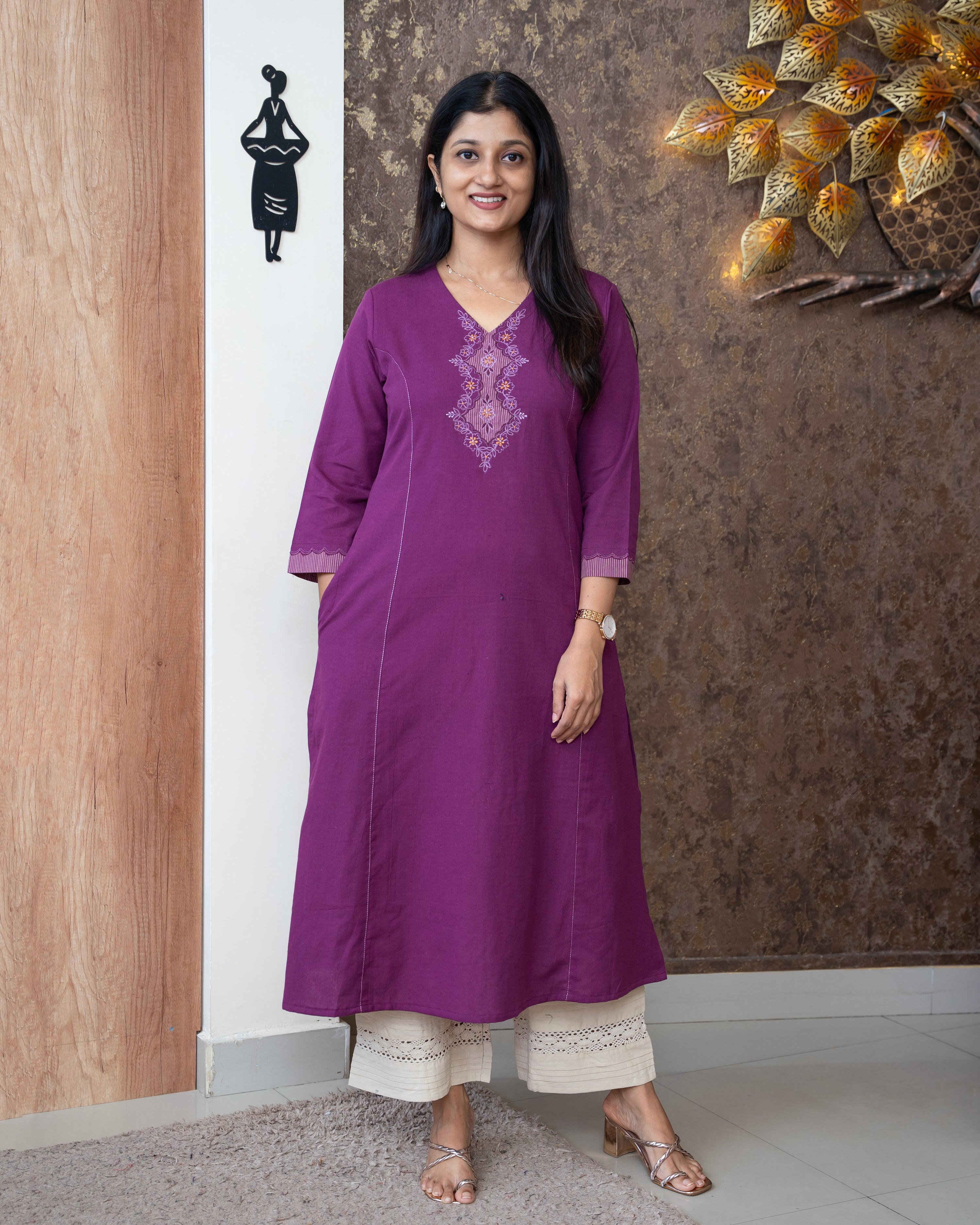 Load image into Gallery viewer, Cotton Kurti-5823