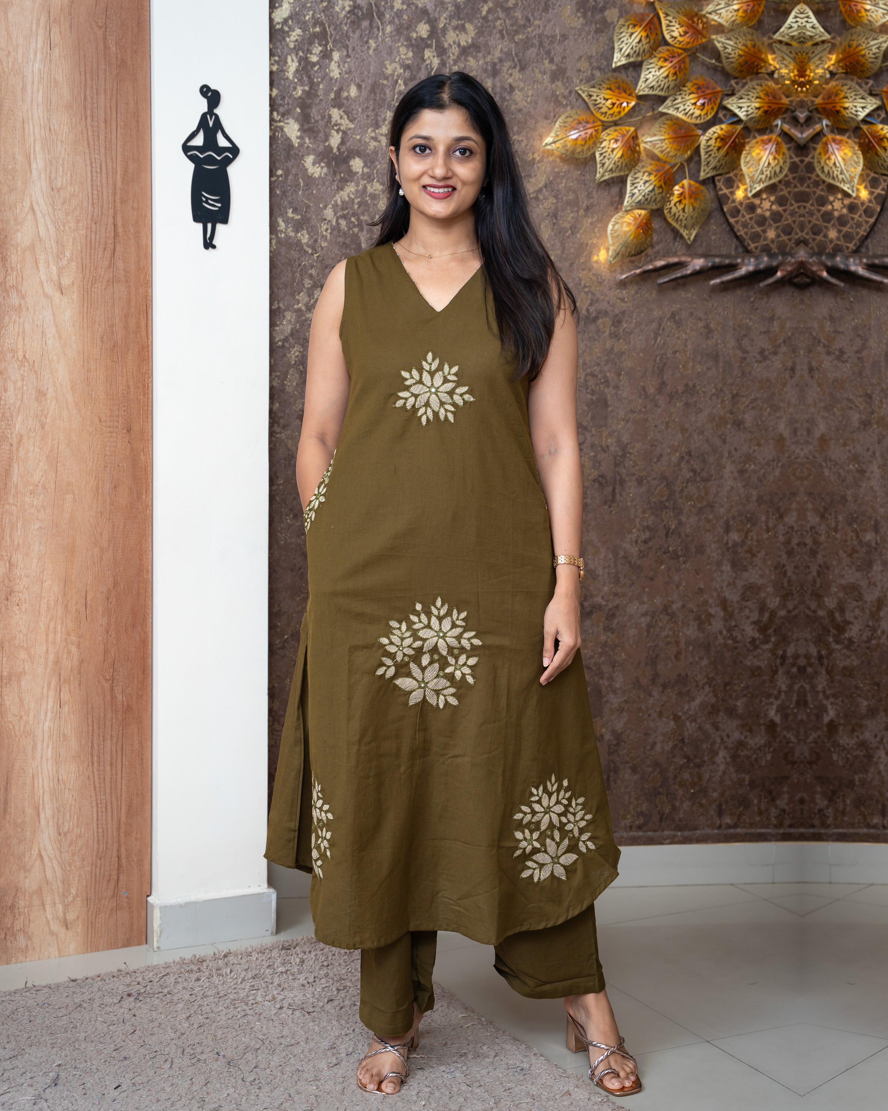 Load image into Gallery viewer, Cotton Co-Ord Set-5823