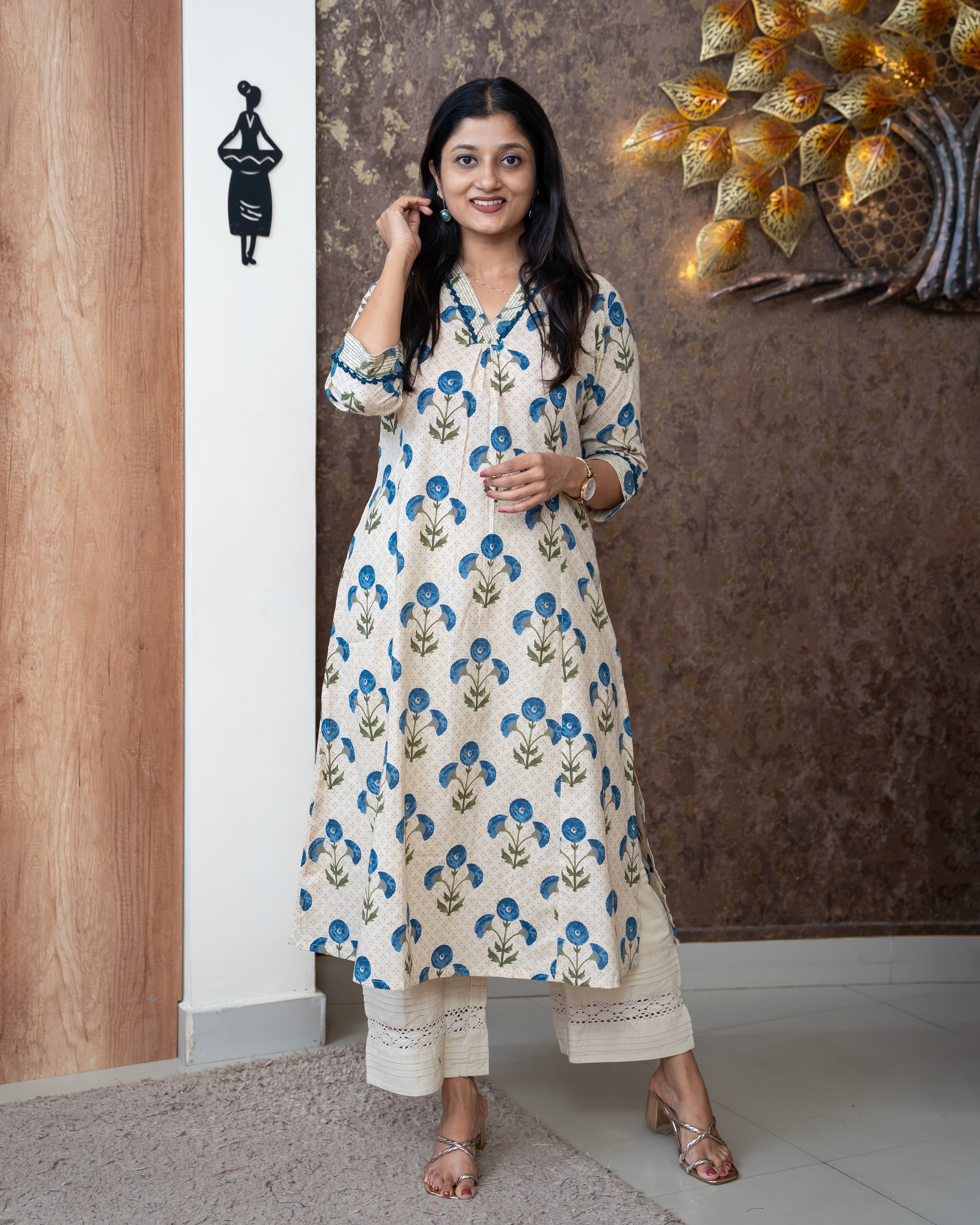 Load image into Gallery viewer, Cotton Kurti-5884