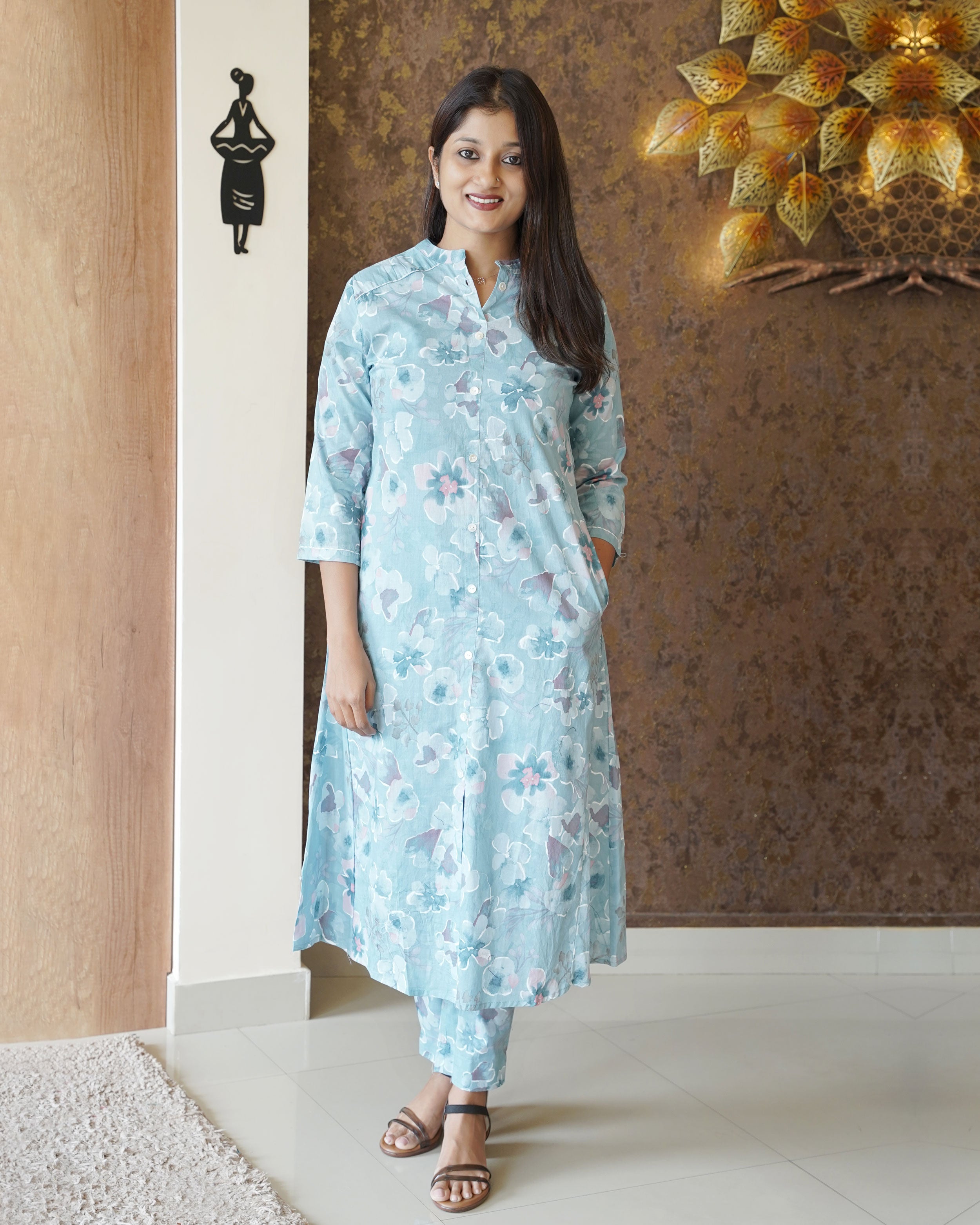 Load image into Gallery viewer, Pure Cotton Co-Ord Set-1374