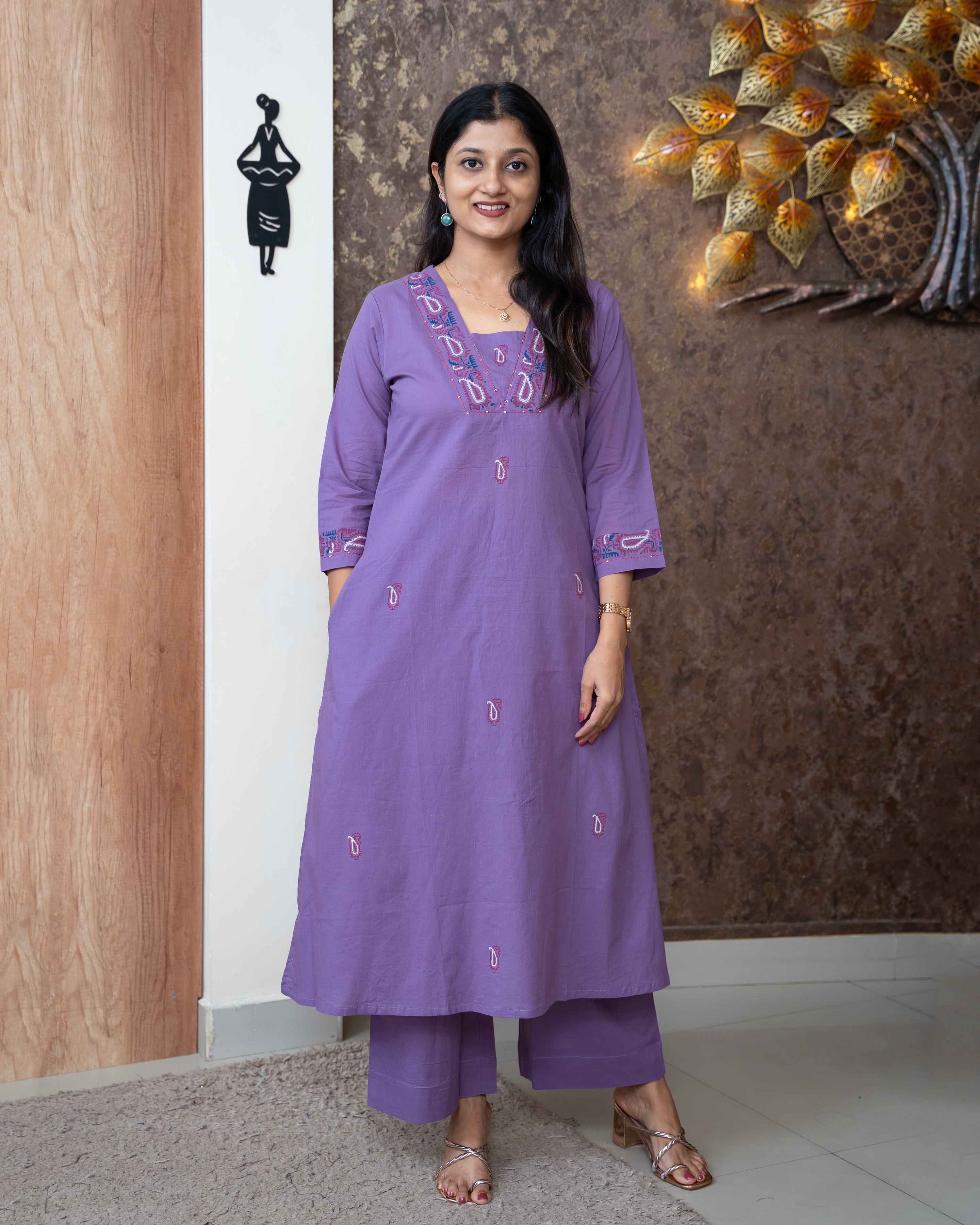 Load image into Gallery viewer, Cotton Co-Ord Set-5893