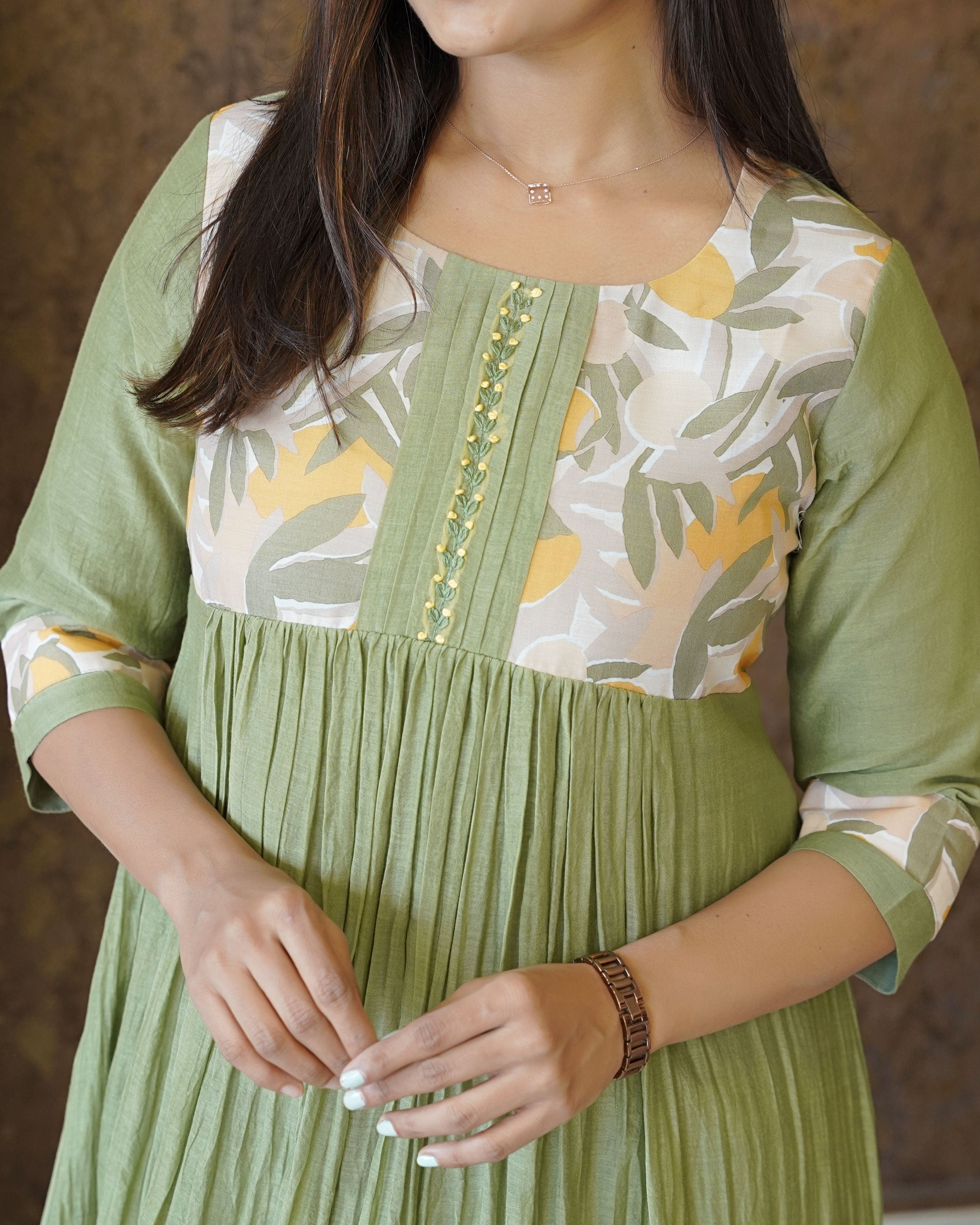 Load image into Gallery viewer, Mul Chanderi Designer Kurti (Pre-Order)-1413