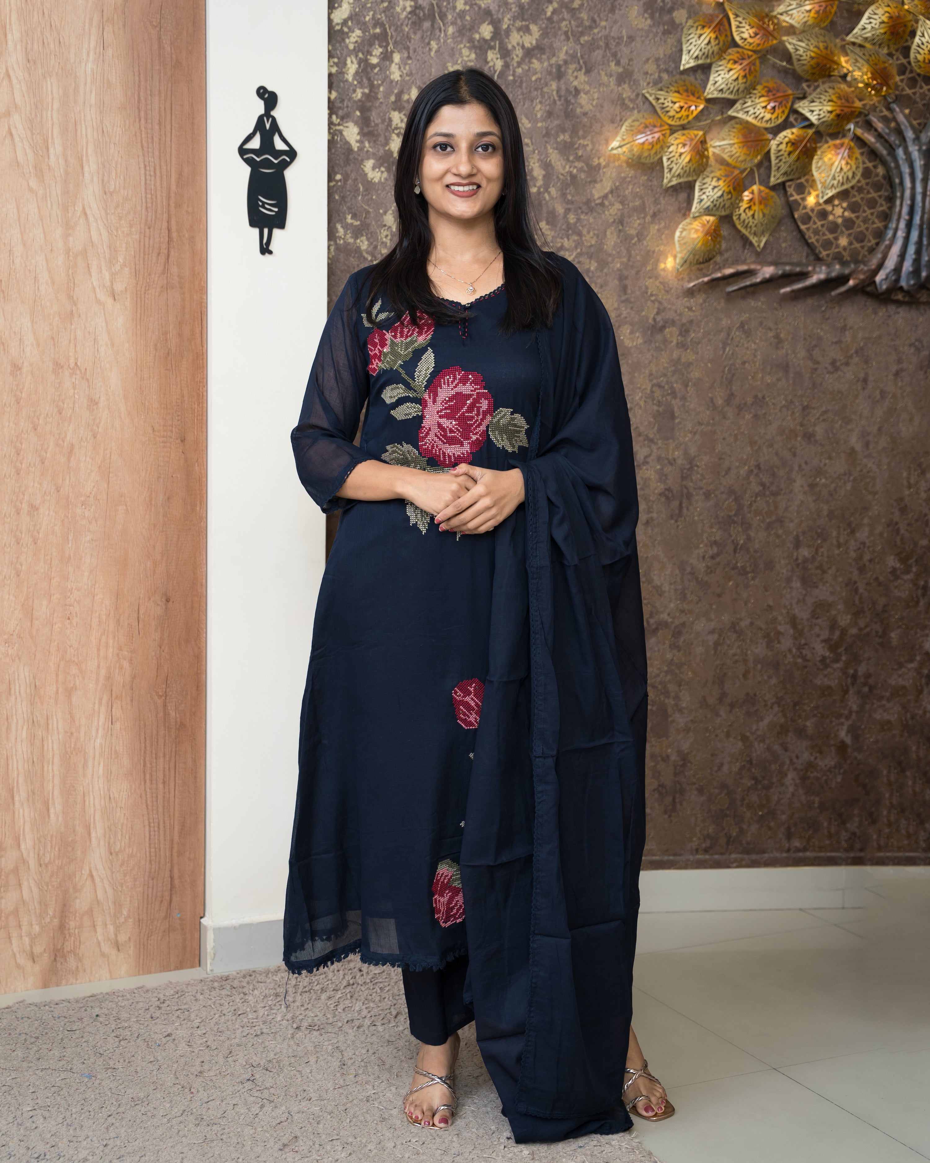 Load image into Gallery viewer, Mul Cotton Suit-5972