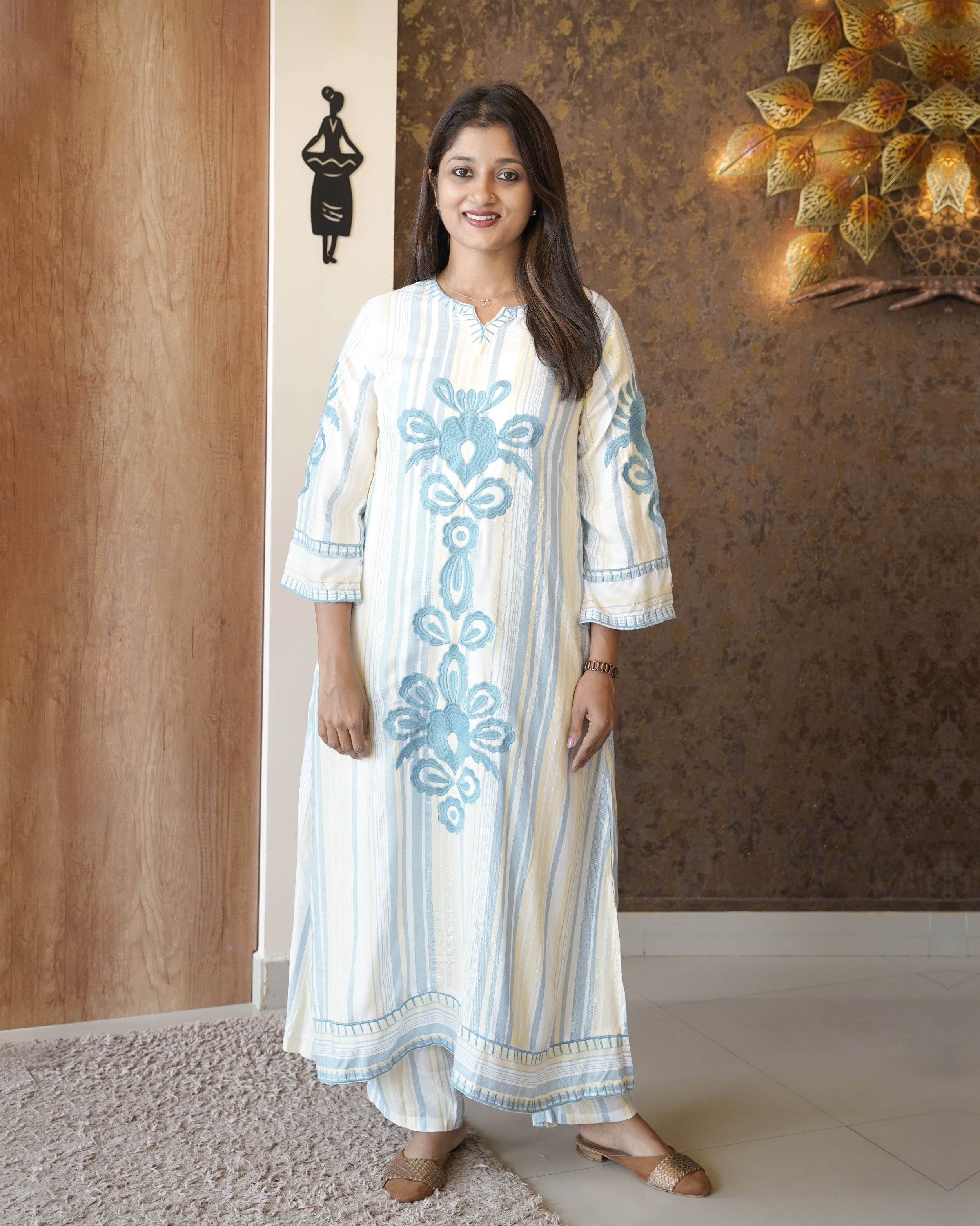 Load image into Gallery viewer, Heavy Rayon Co-Ord Set(Pre-Order)-1564