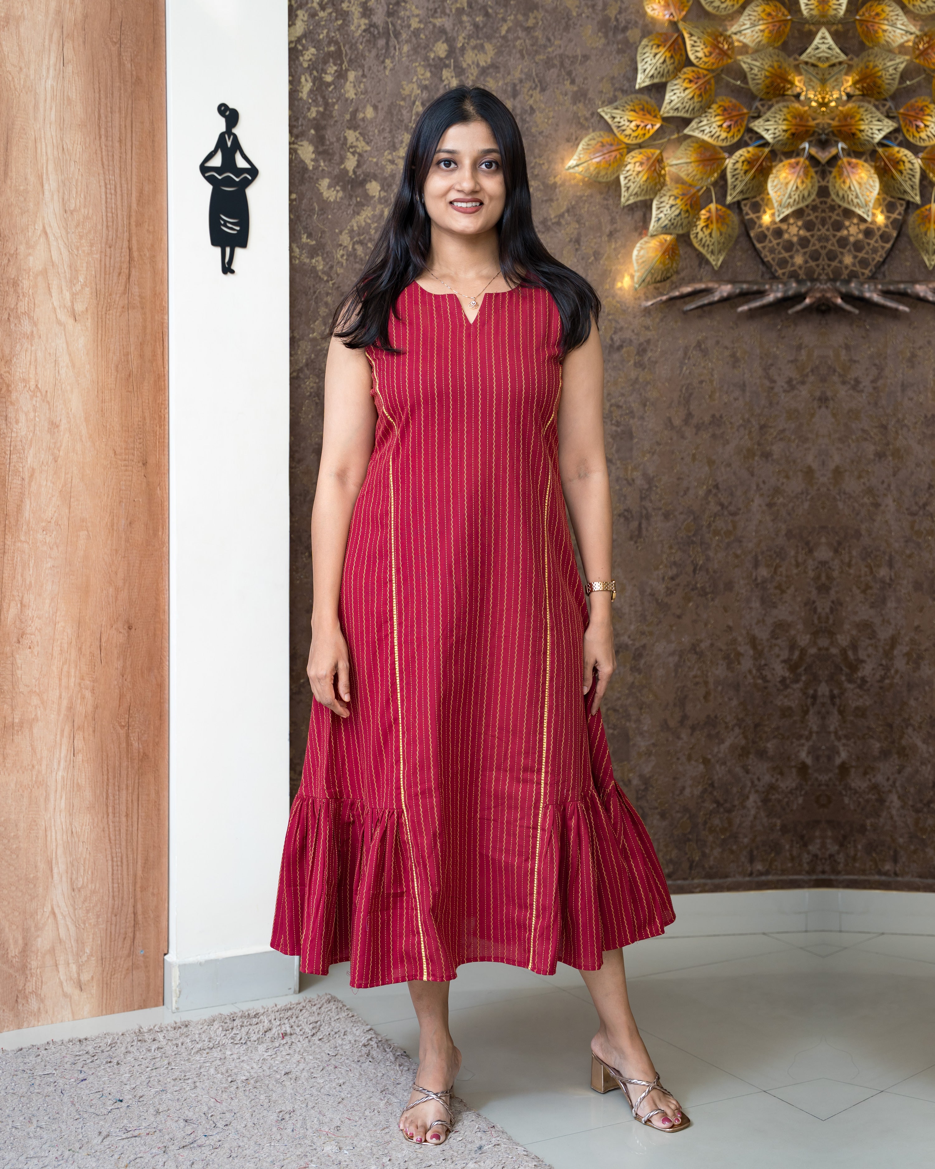 Load image into Gallery viewer, Cotton Designer Dress(Pre-Order)-899