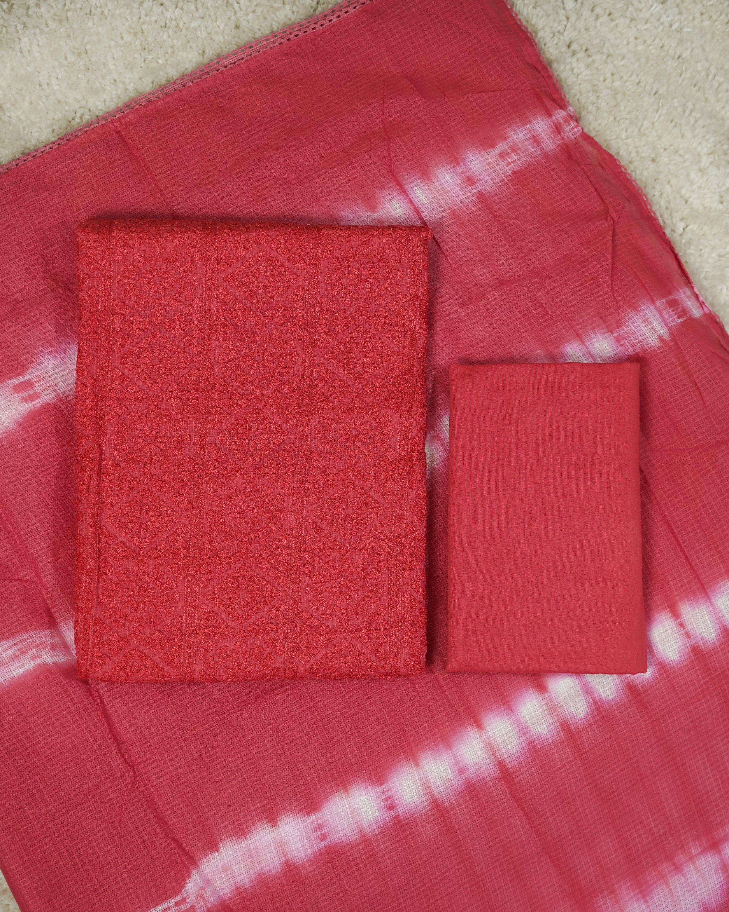 Load image into Gallery viewer, Kota Doria Unstitched Suit-1786