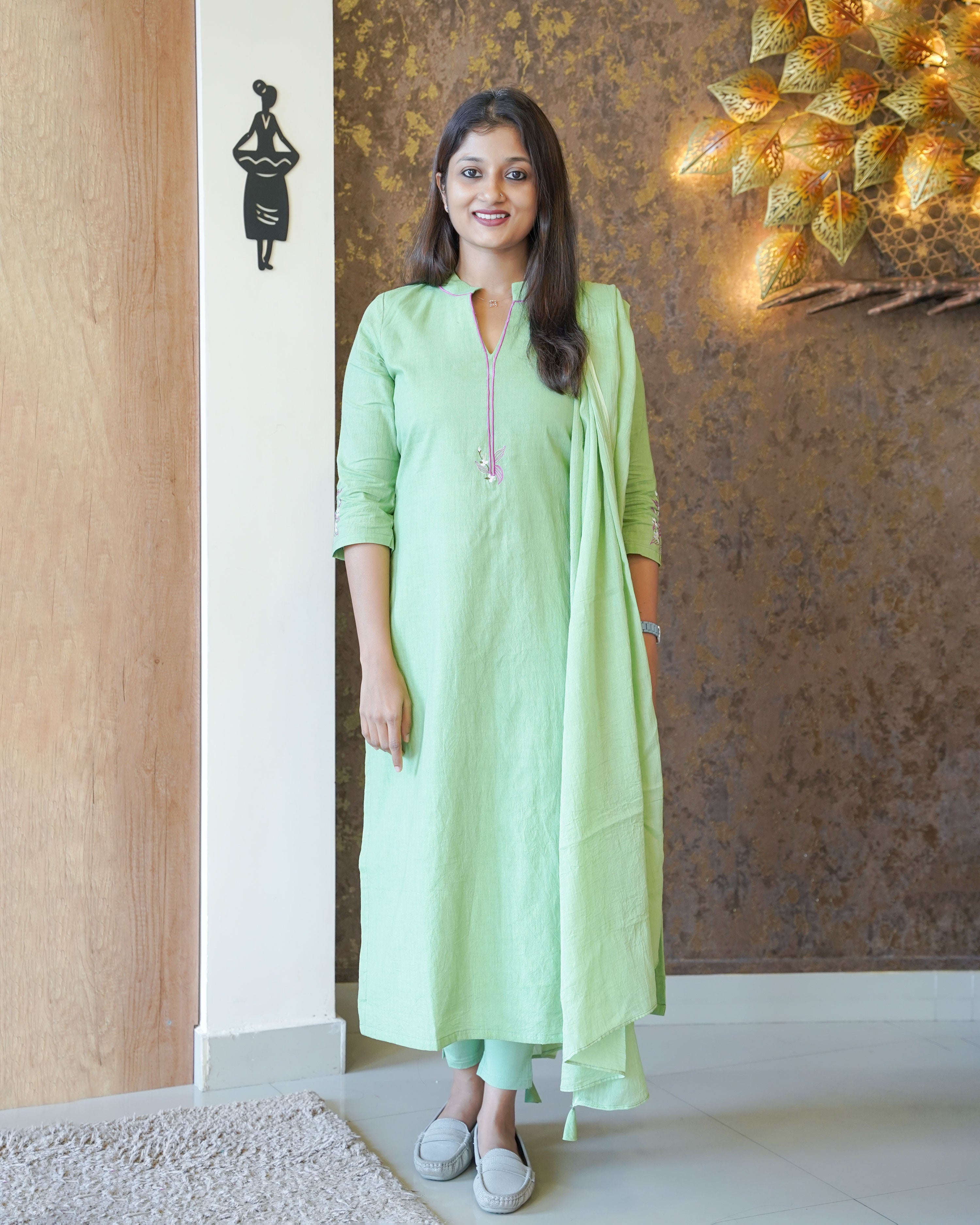 Load image into Gallery viewer, Pure Cotton Designer Kurti (Pre-Order)-1795