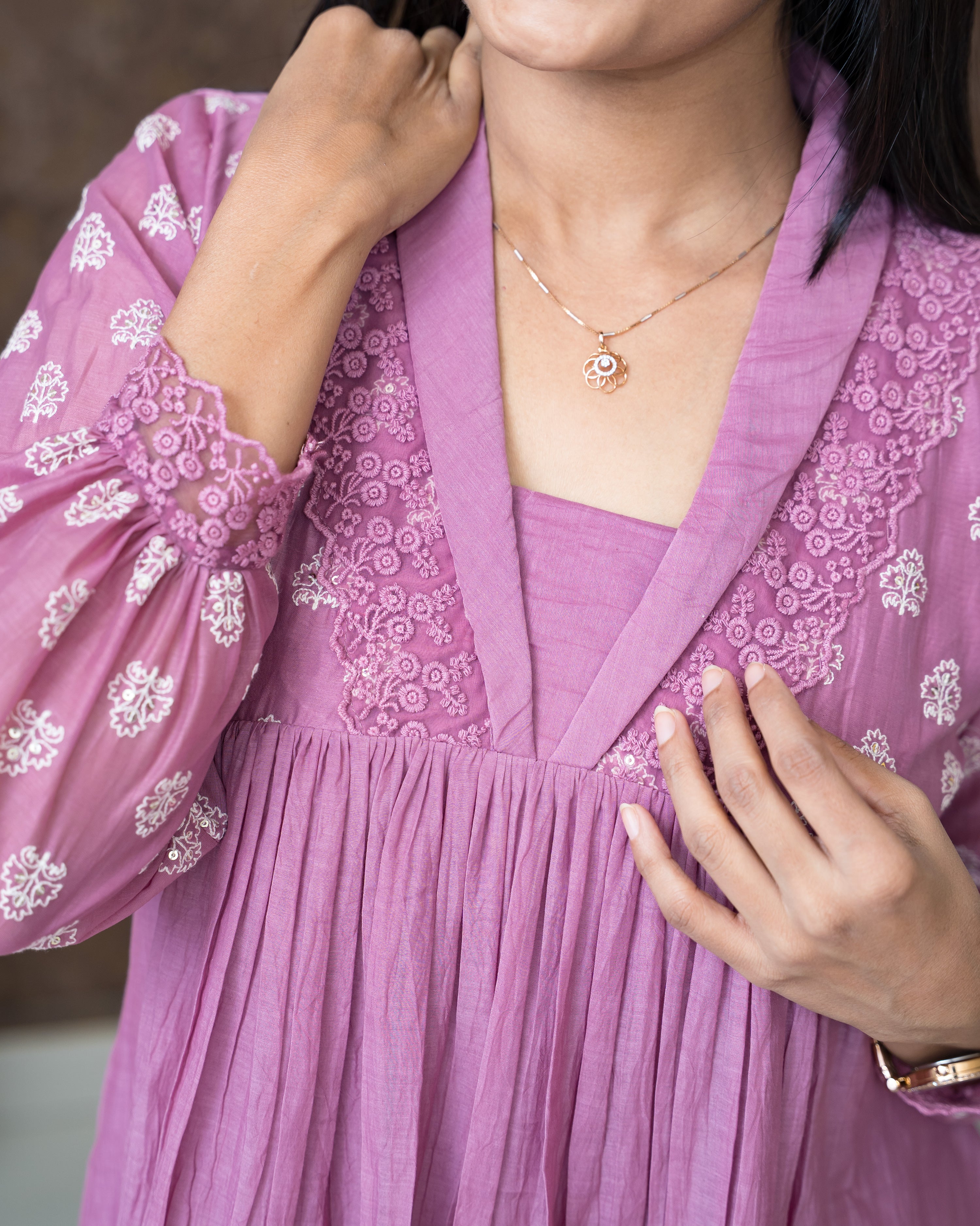 Load image into Gallery viewer, Mul Chanderi Designer Kurti(Pre-Order)-902