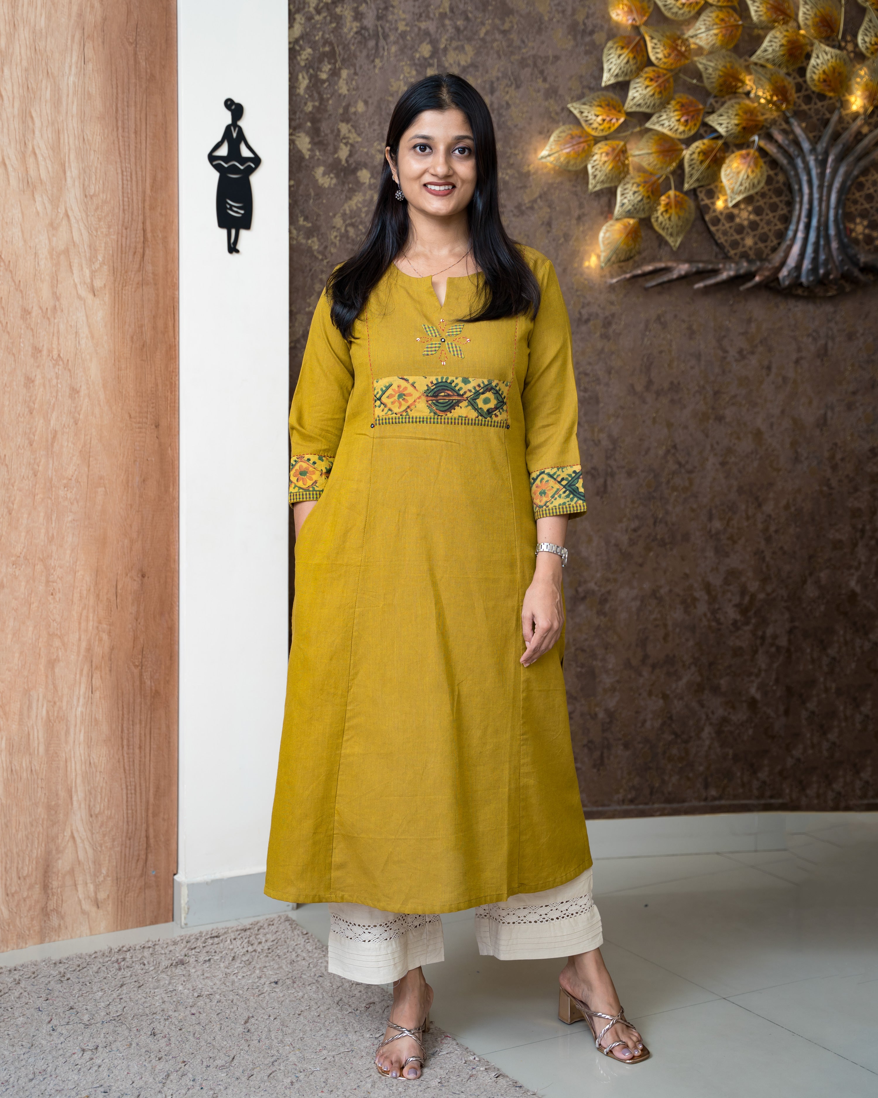 Load image into Gallery viewer, Cotton Kurti-6161