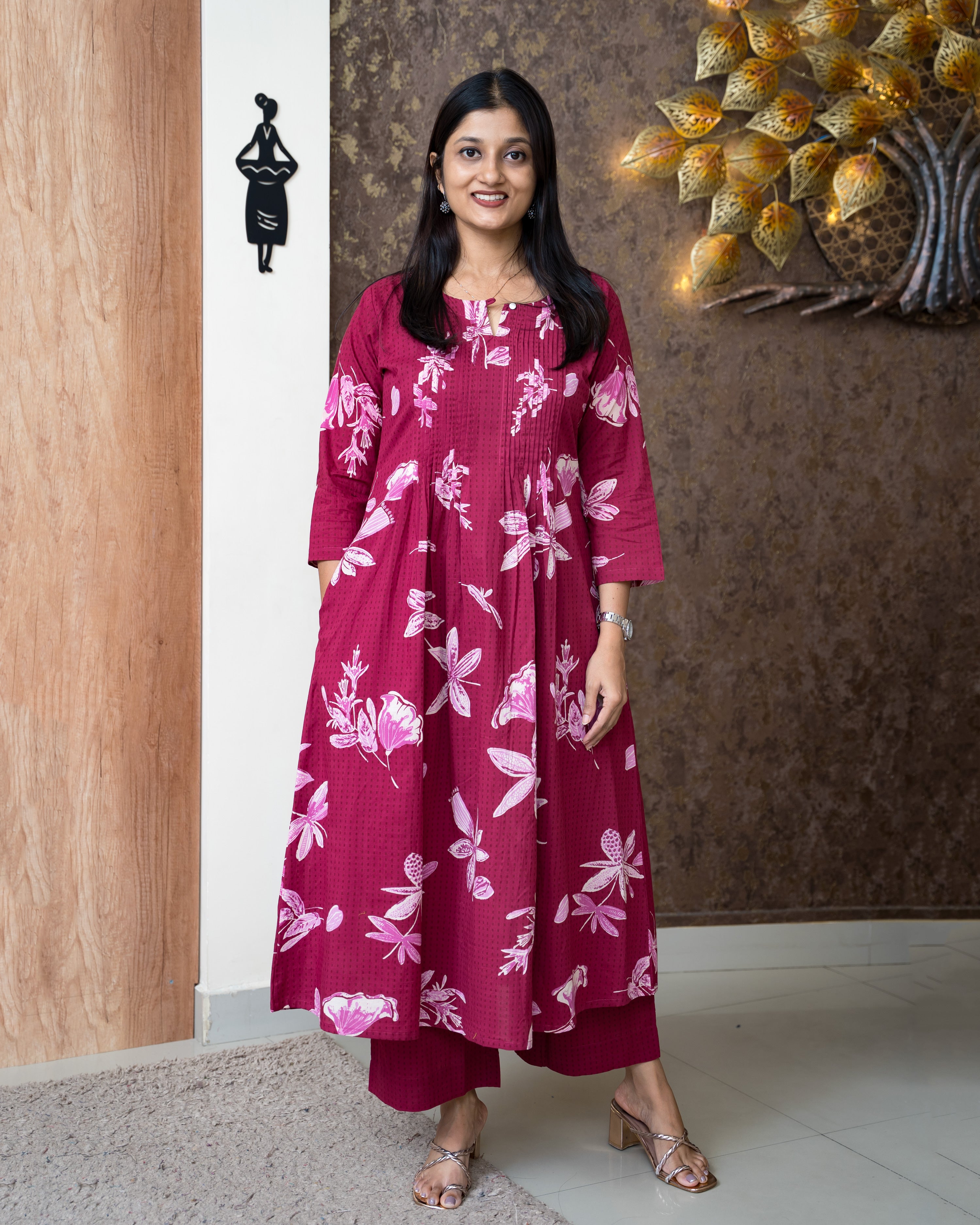 Load image into Gallery viewer, Cotton Co-Ord Set-6164