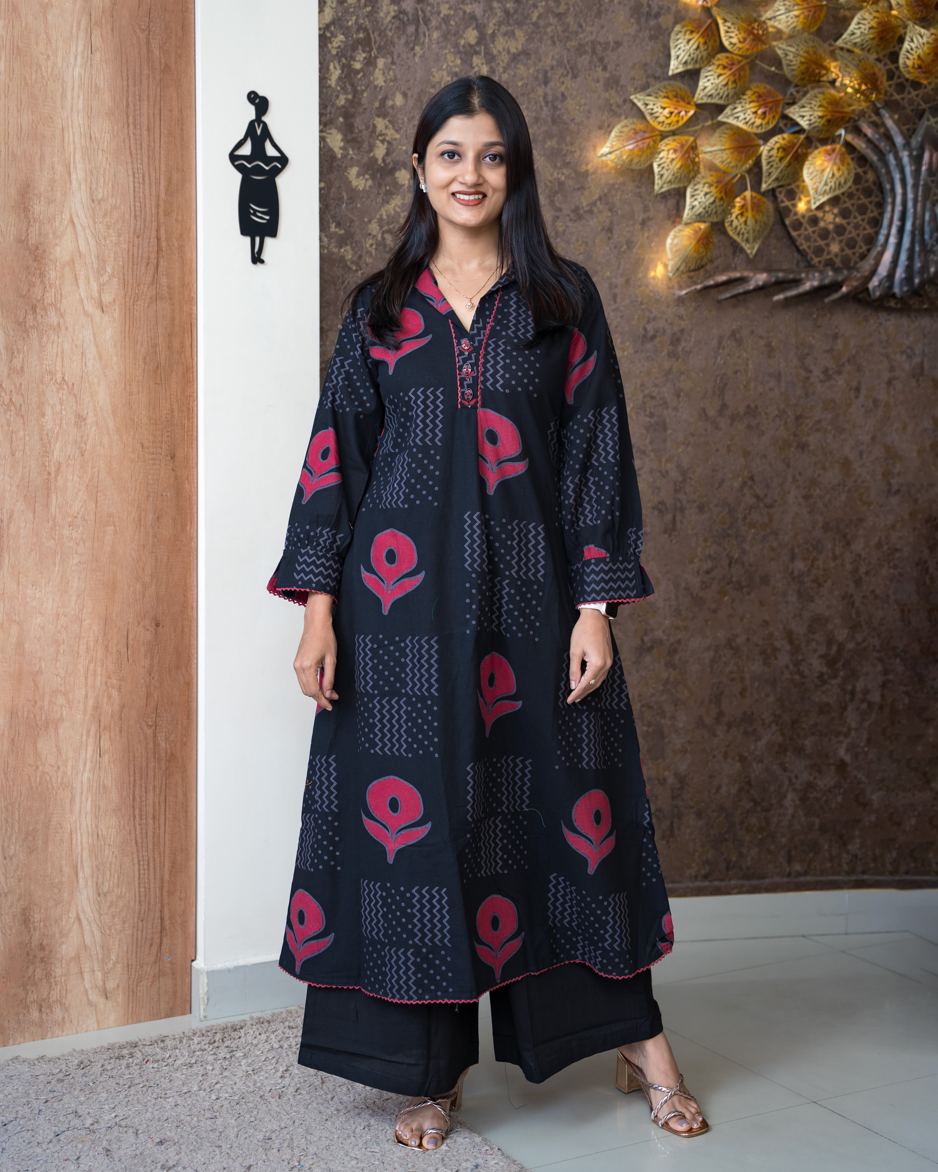 Load image into Gallery viewer, Cotton Co-Ord Set-6176