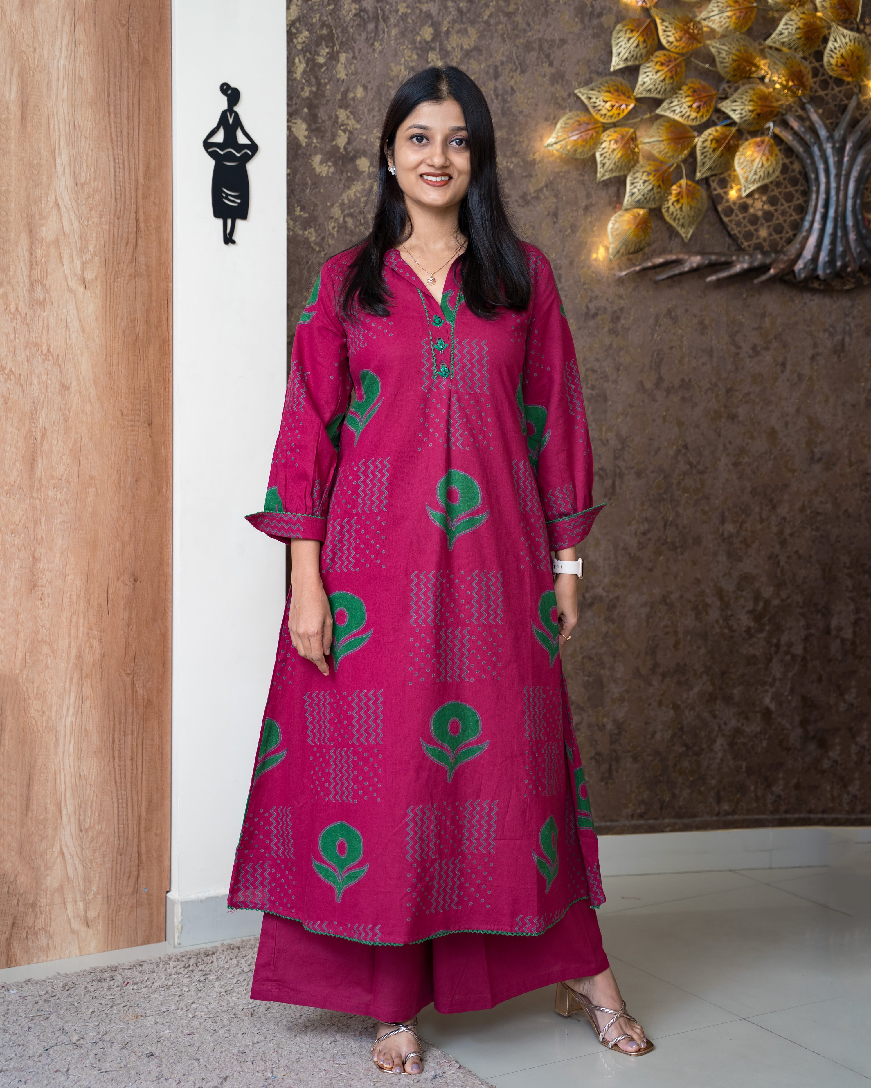 Load image into Gallery viewer, Cotton Co-Ord Set-6176