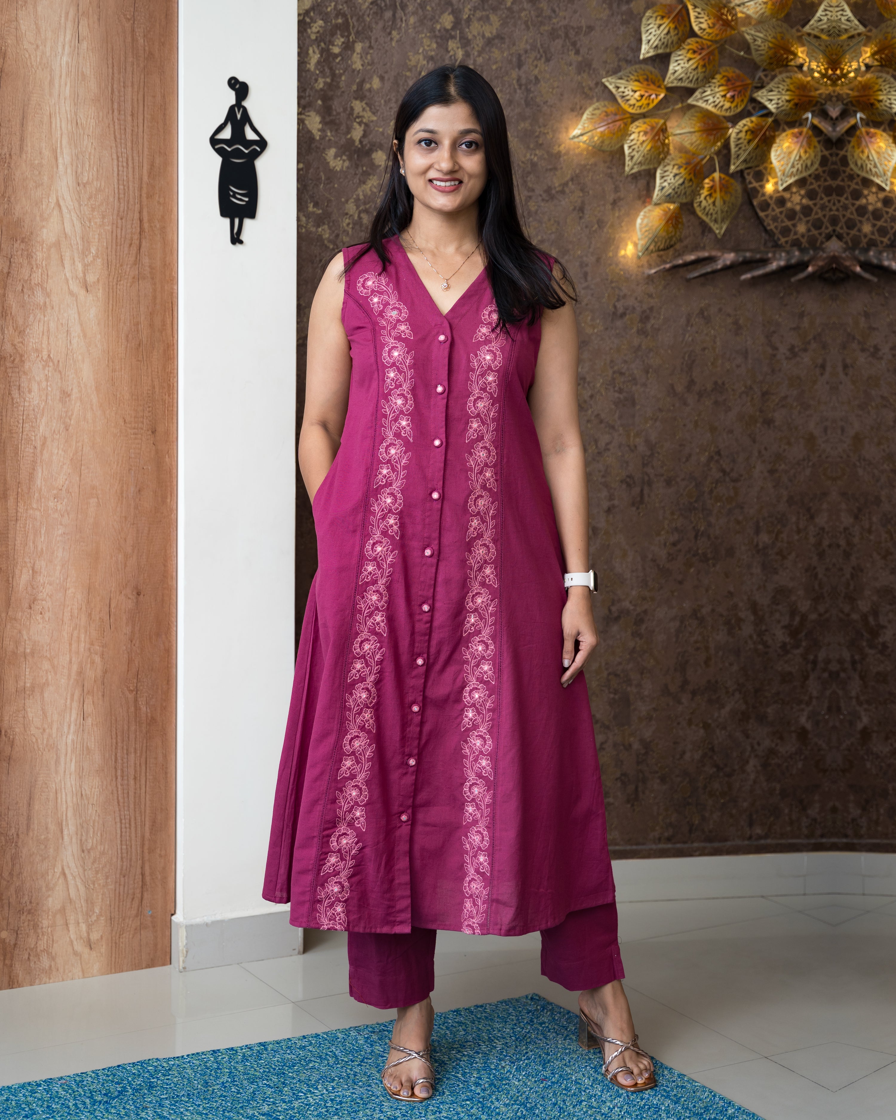 Load image into Gallery viewer, Cotton Co-Ord Set-6223