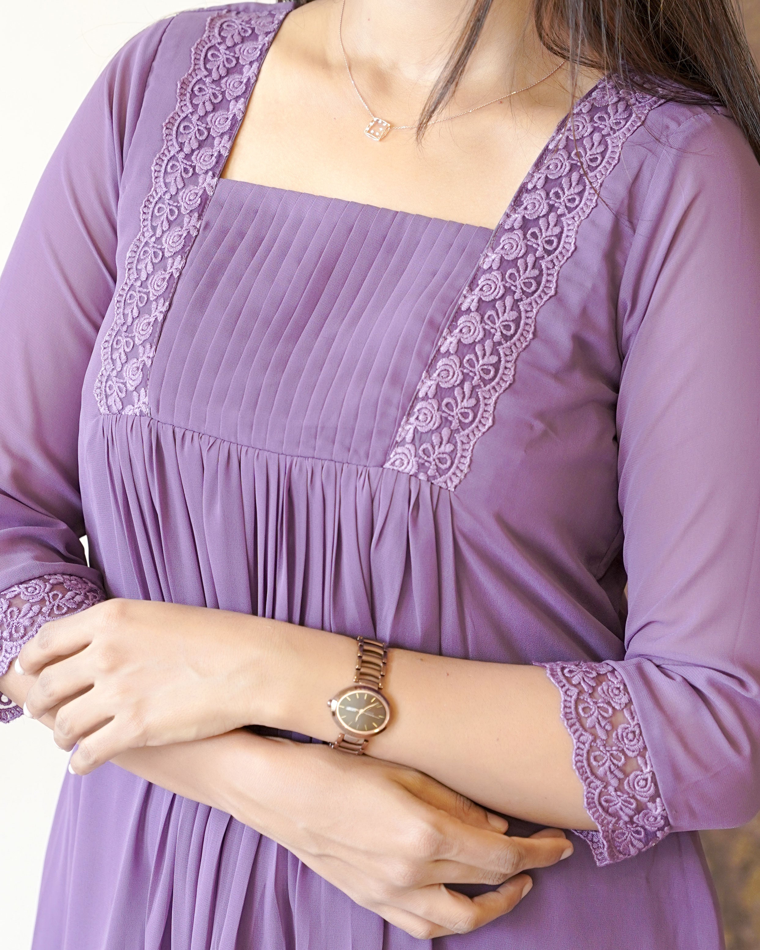 Load image into Gallery viewer, Georgette Designer Kurti (Pre-Order)-1887