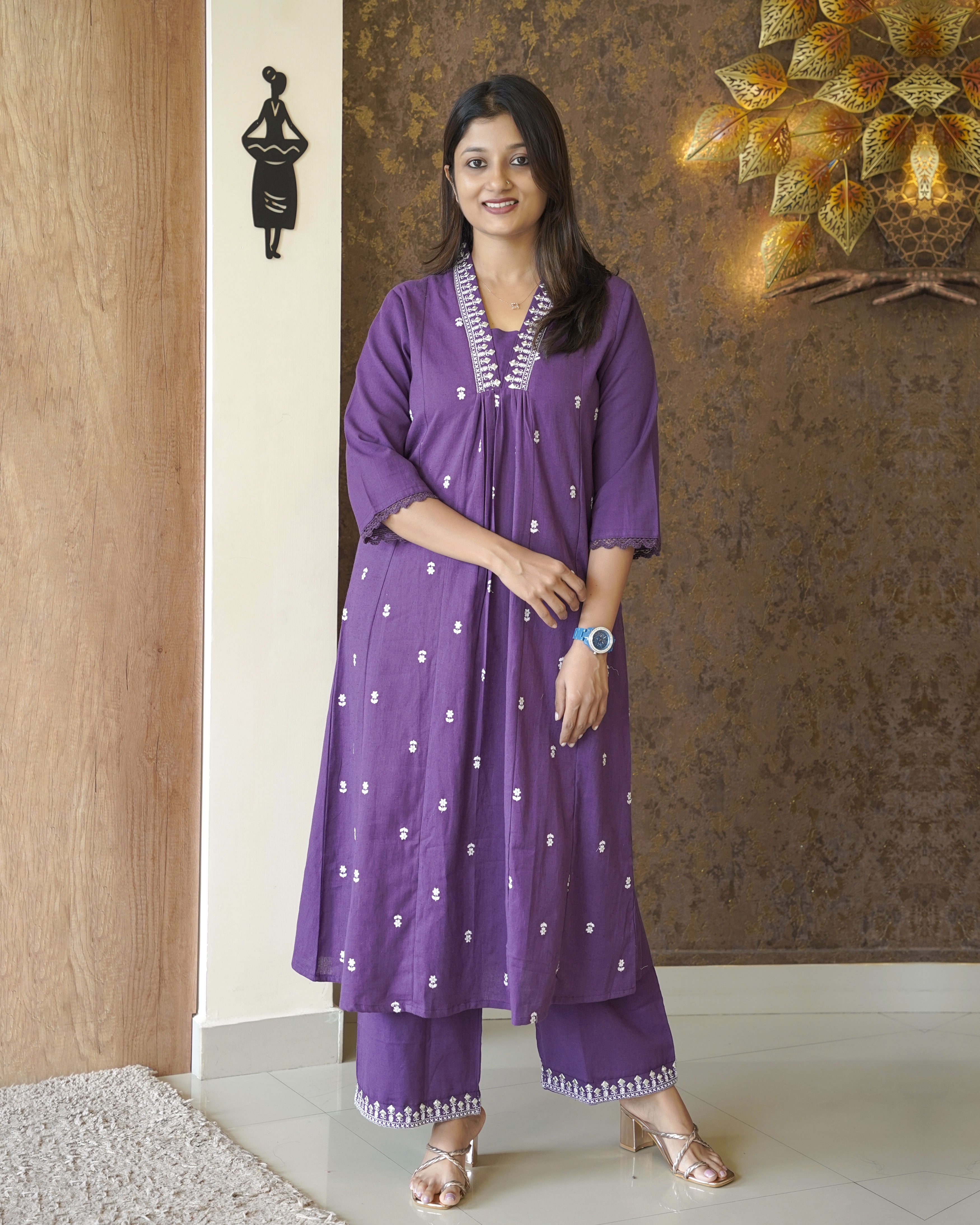Load image into Gallery viewer, Pure Cotton Kurti Set-1915