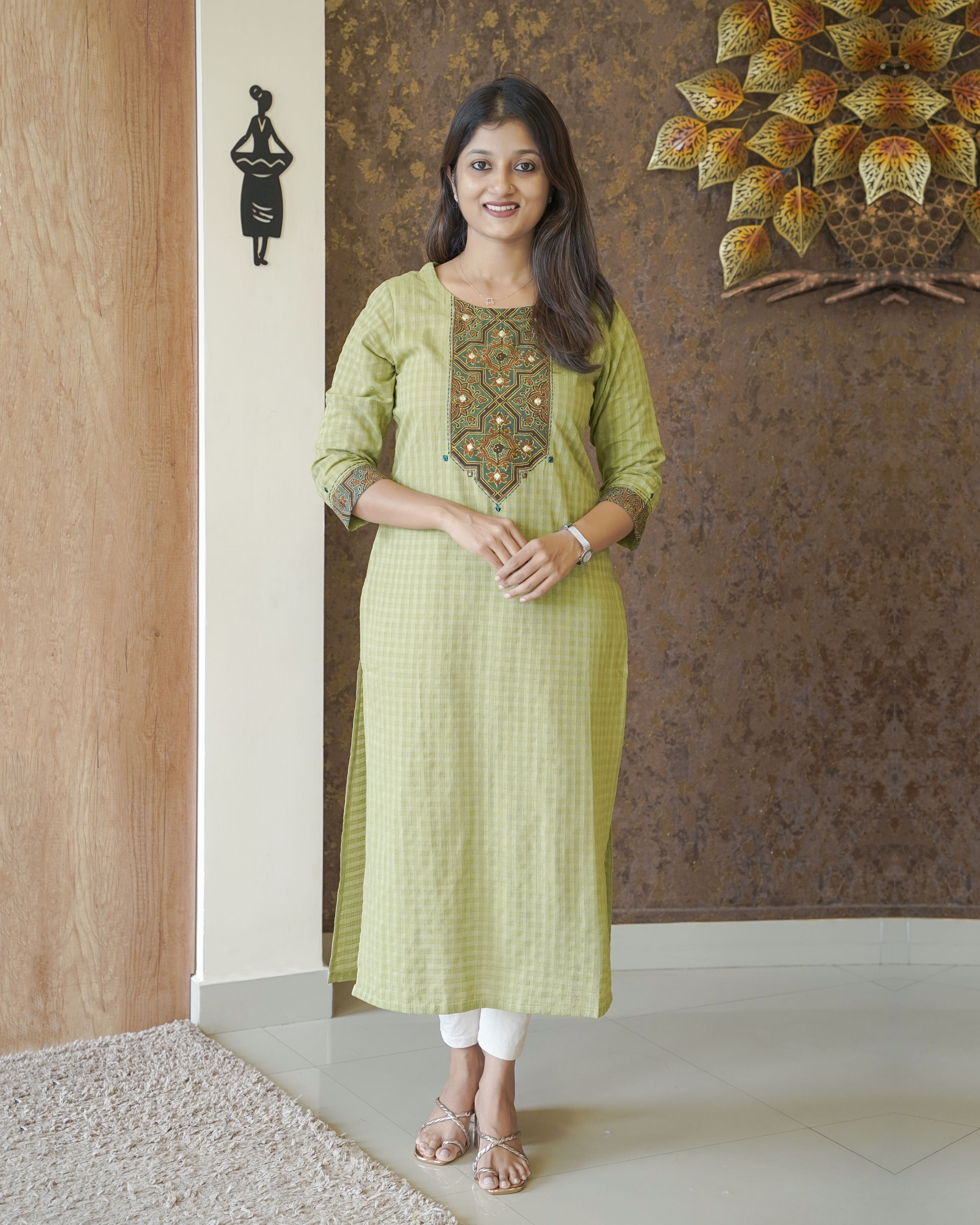 Load image into Gallery viewer, Pure Cotton Kurti-2161