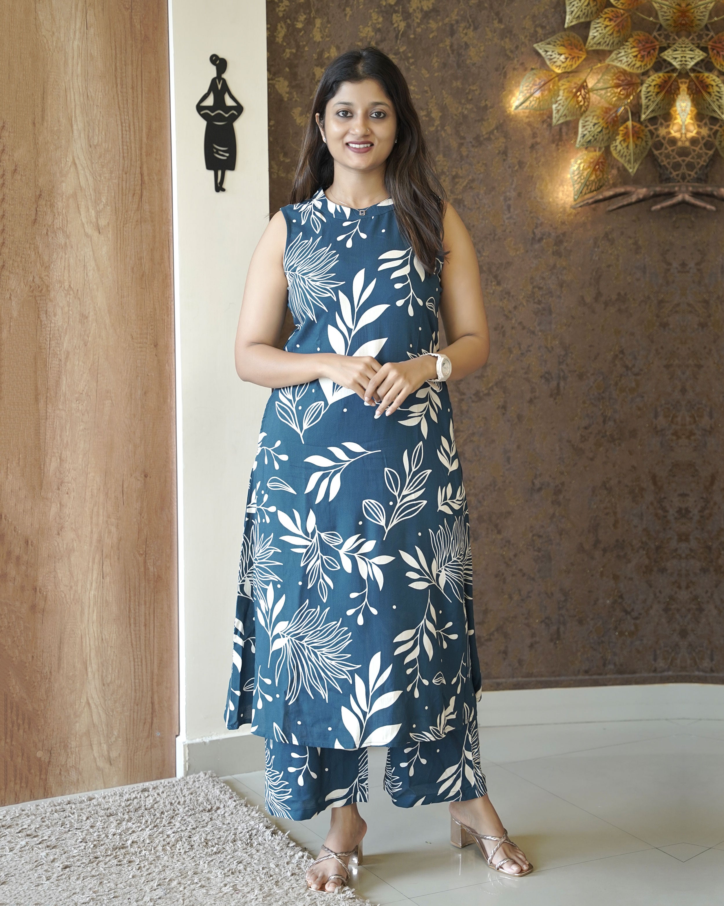 Load image into Gallery viewer, Rayon Co-Ord Set -2267