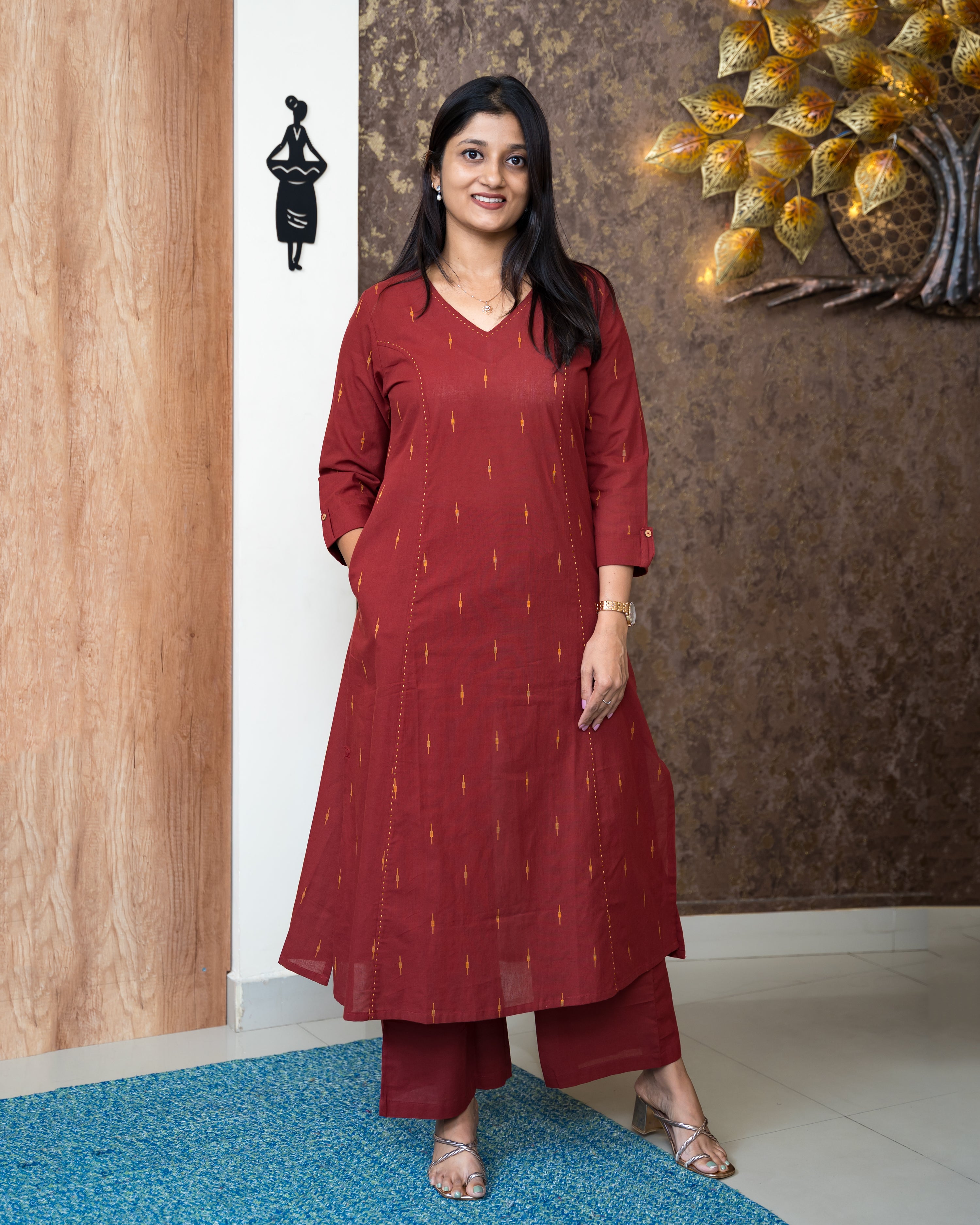 Load image into Gallery viewer, Cotton Co-Ord Set-6451