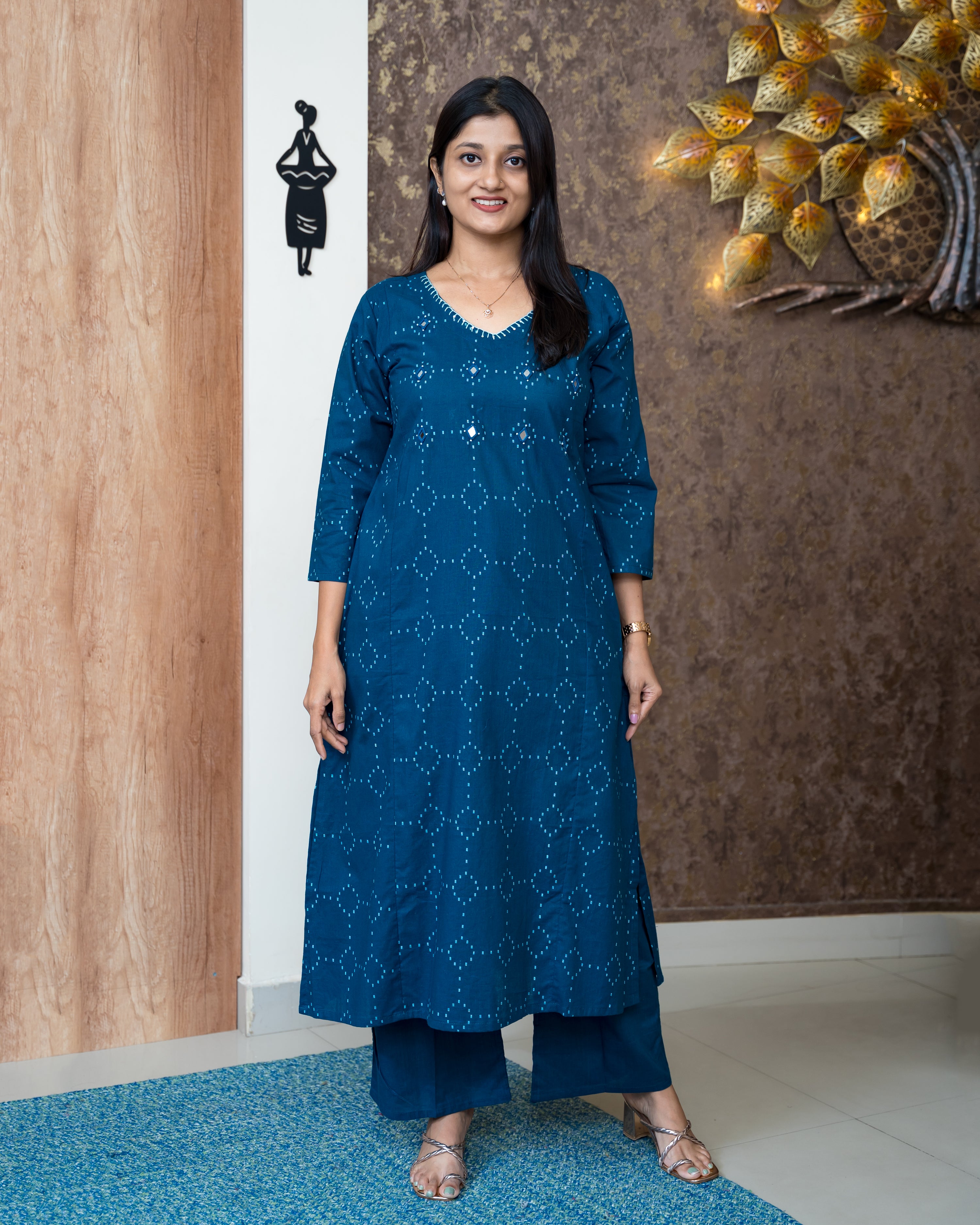 Load image into Gallery viewer, Cotton Co-Ord Set-6405