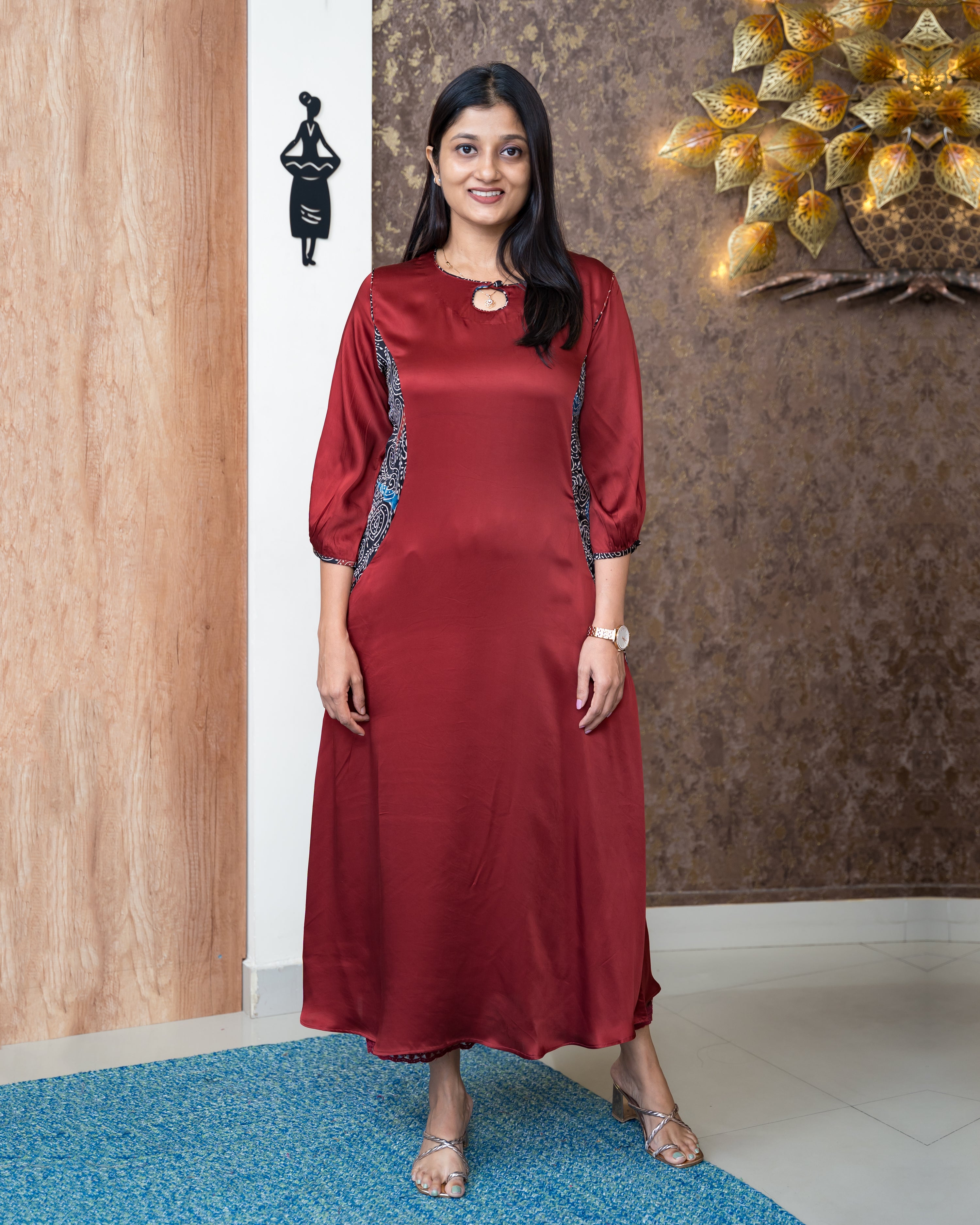 Load image into Gallery viewer, Modal Silk Designer Kurti(Pre-Order)-897