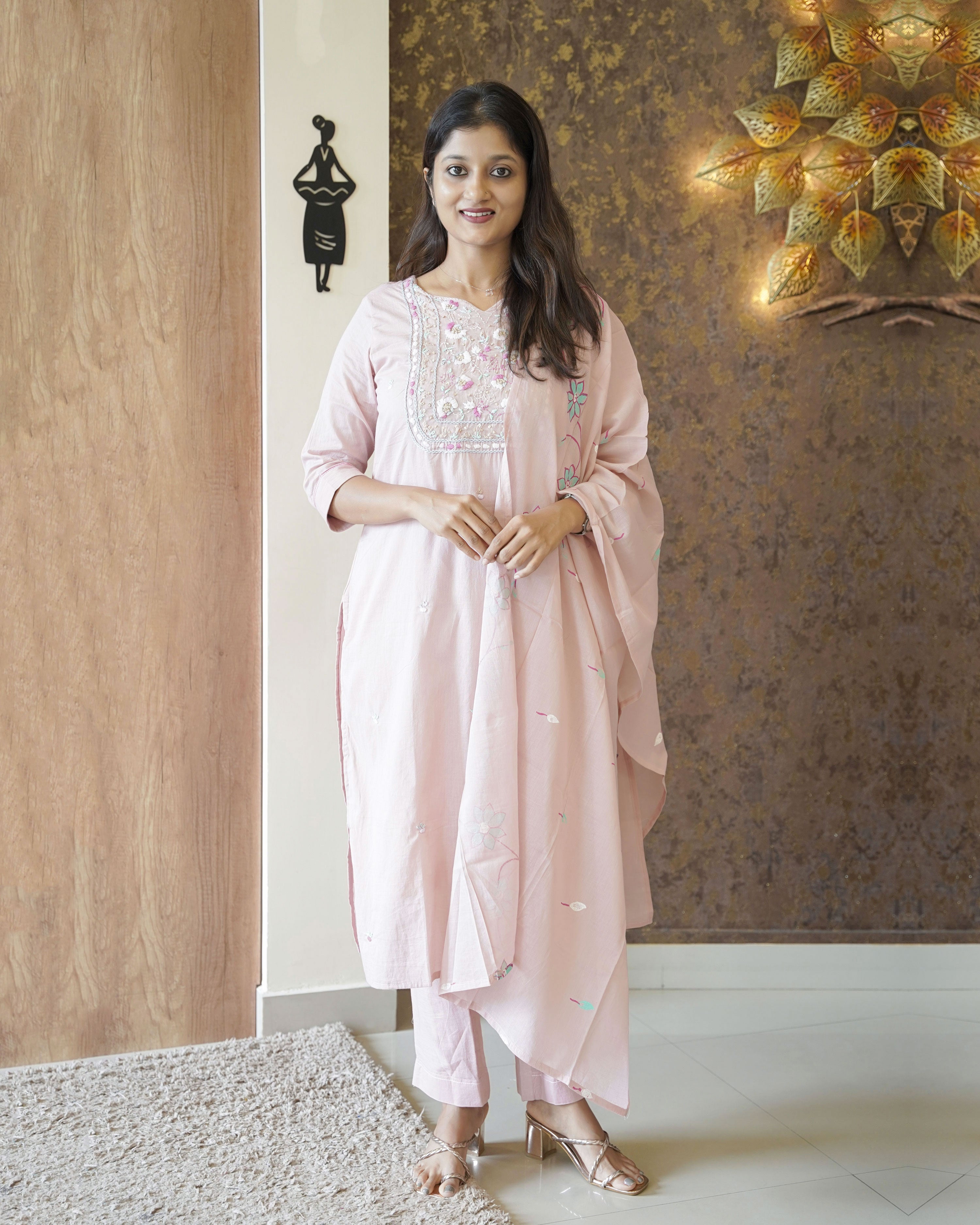 Load image into Gallery viewer, Mul Cotton Kurti Set-2558