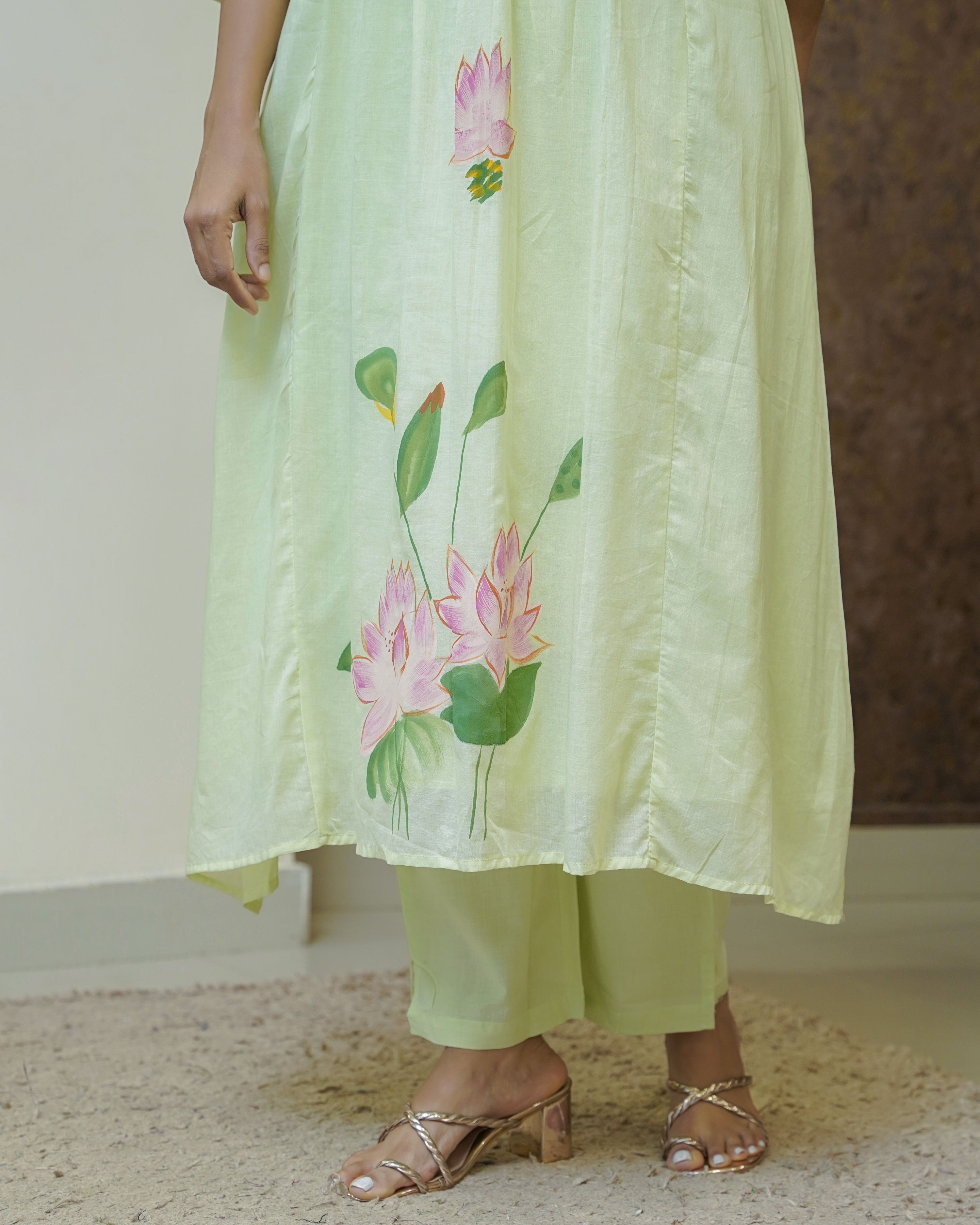 Load image into Gallery viewer, Pure Mul Cotton Co-Ord Set-2741