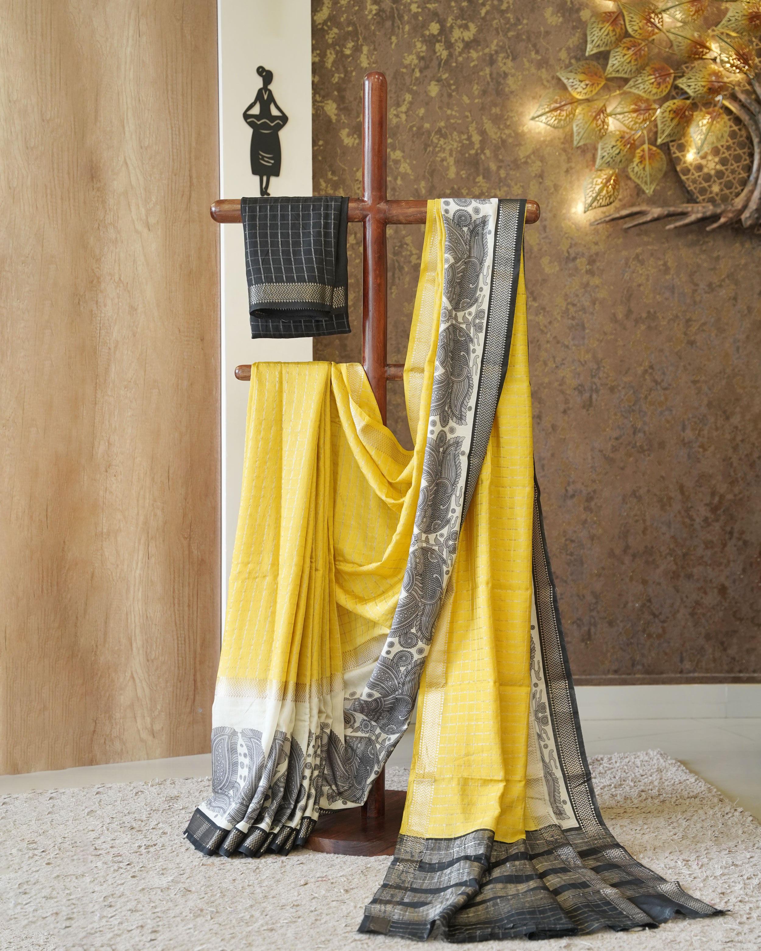 Load image into Gallery viewer, Crape silk Saree-2529