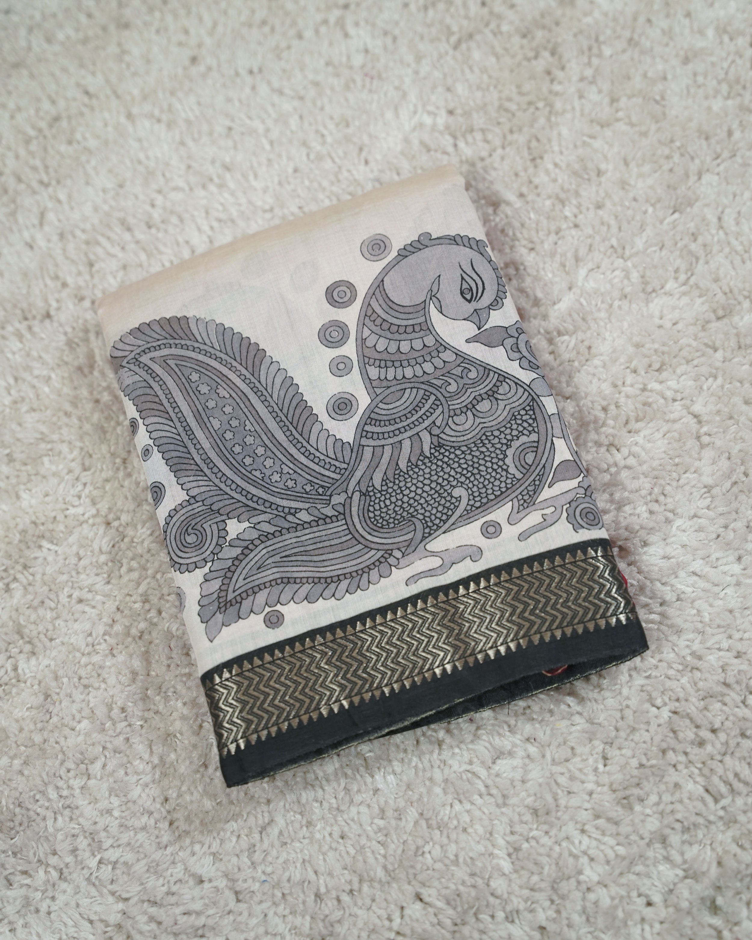 Load image into Gallery viewer, Crape silk Saree-2529