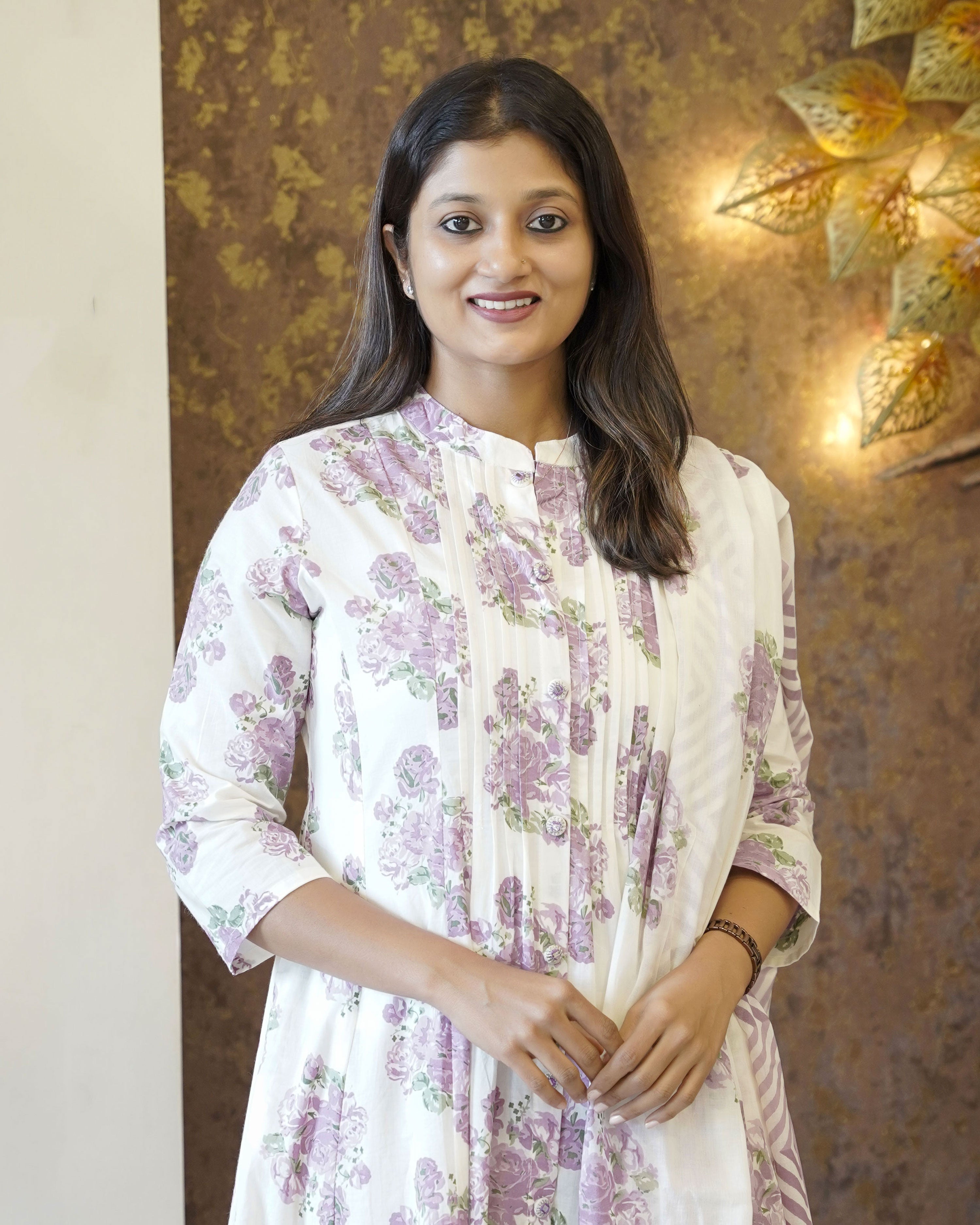 Load image into Gallery viewer, Cotton Kurti Set-2830