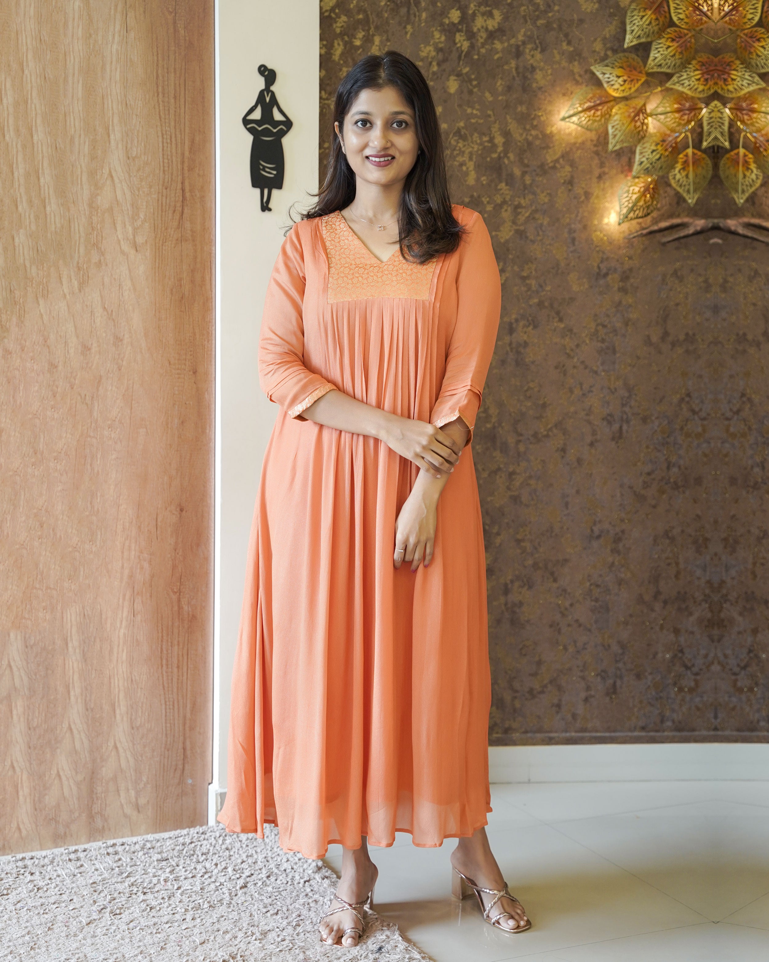 Load image into Gallery viewer, Crape Silk Designer Kurti (Pre-Order)-2957