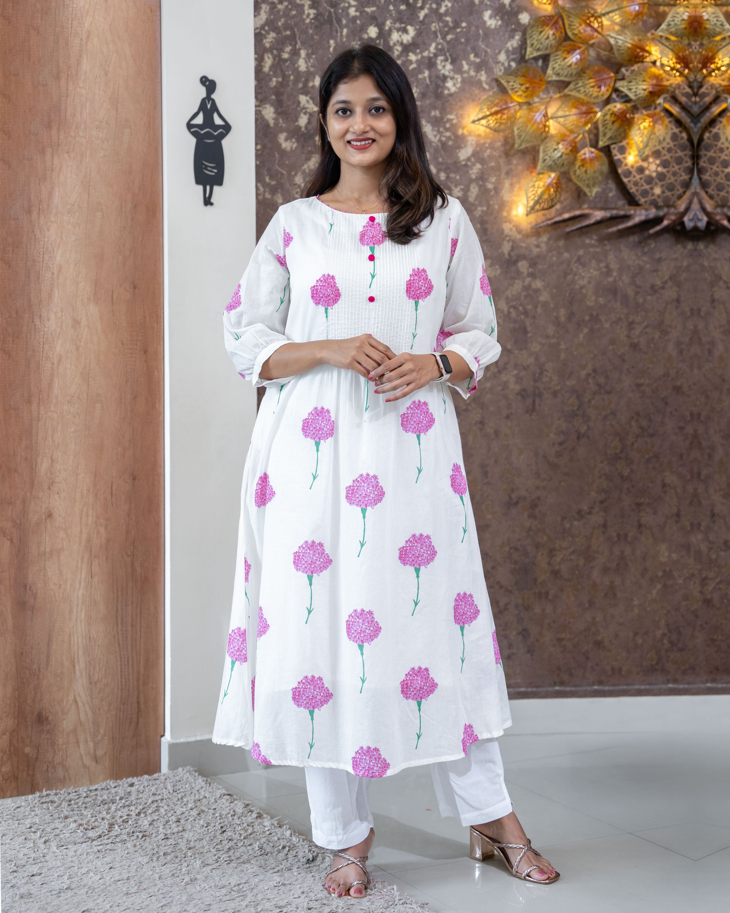 Load image into Gallery viewer, Pure Mul Cotton Co-Ord Set-2979