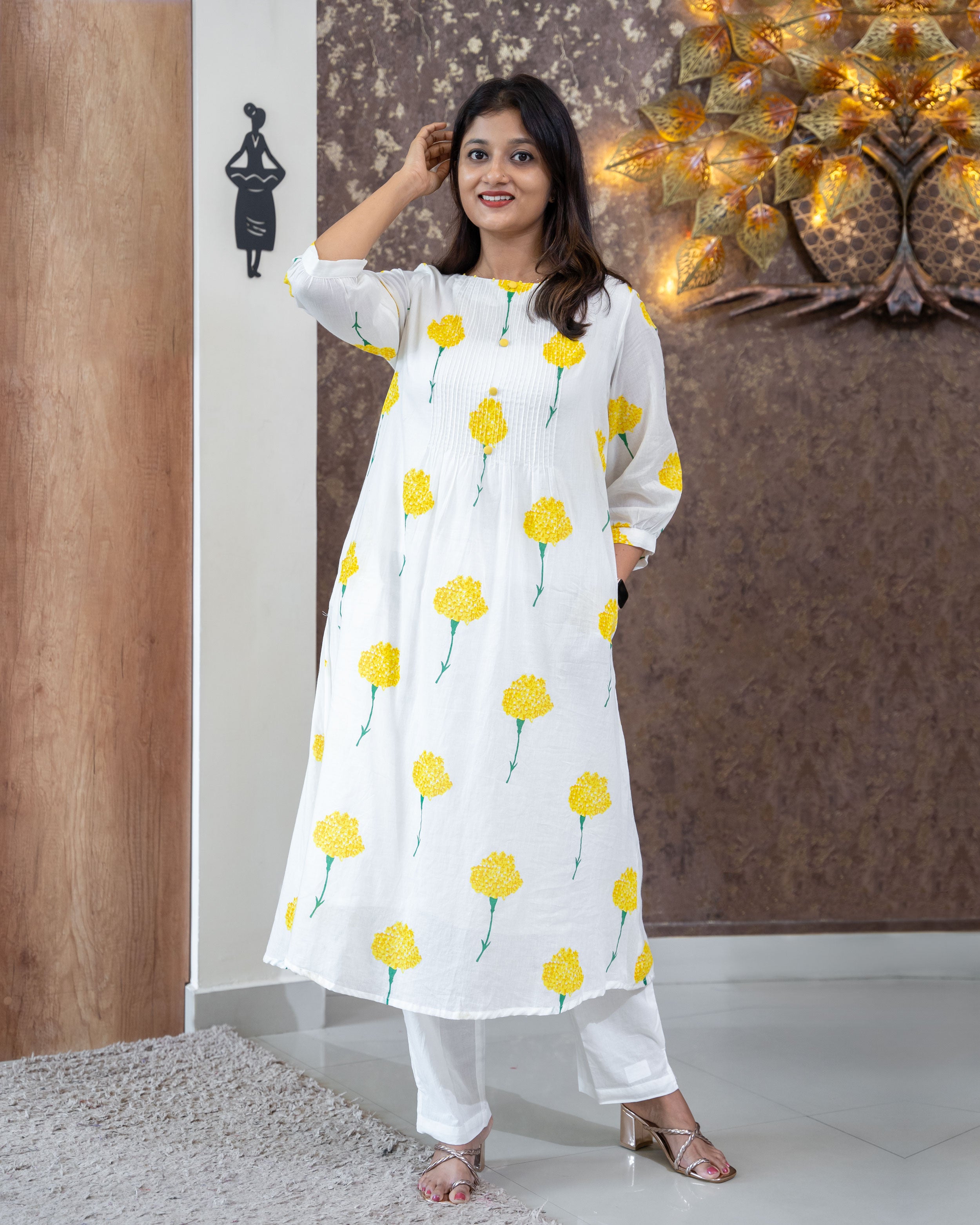 Load image into Gallery viewer, Pure Mul Cotton Co-Ord Set-2979